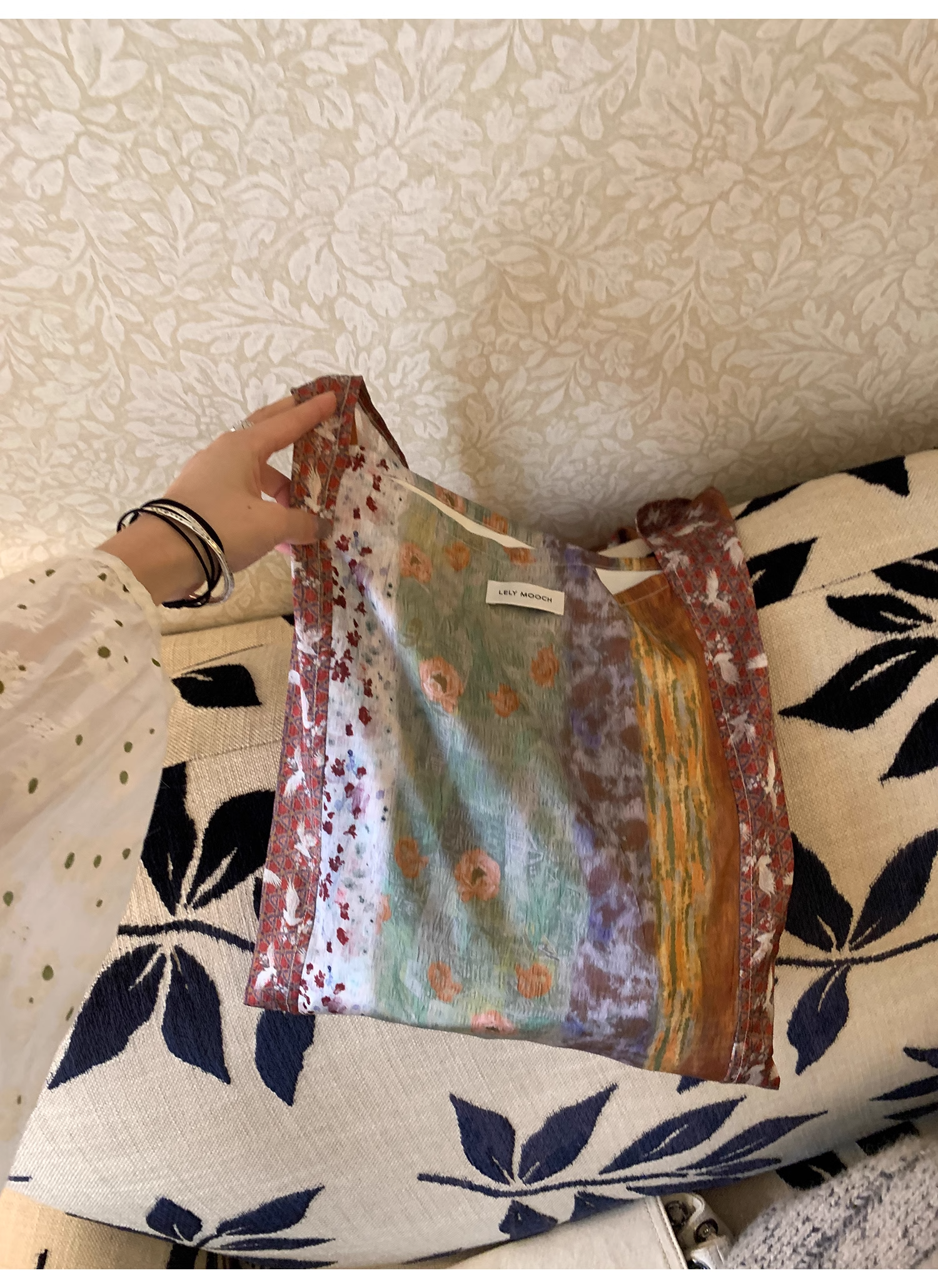 LelyMooch  油絵風 キャンバスバッグ  LEM071