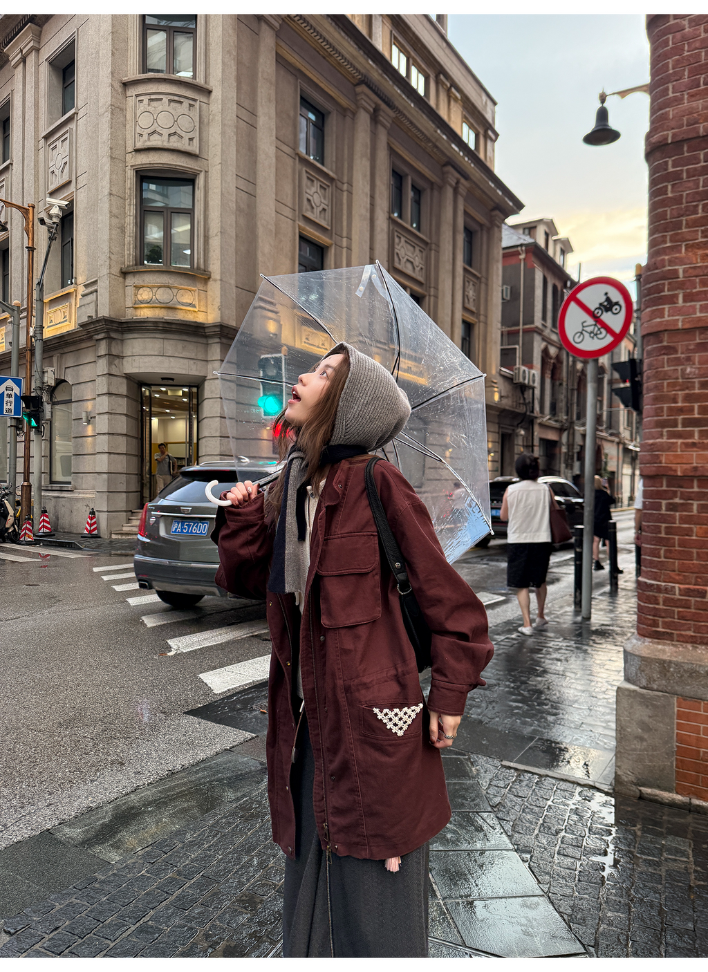 LelyMooch ゆるっとフリースワークジャケット  LEM242