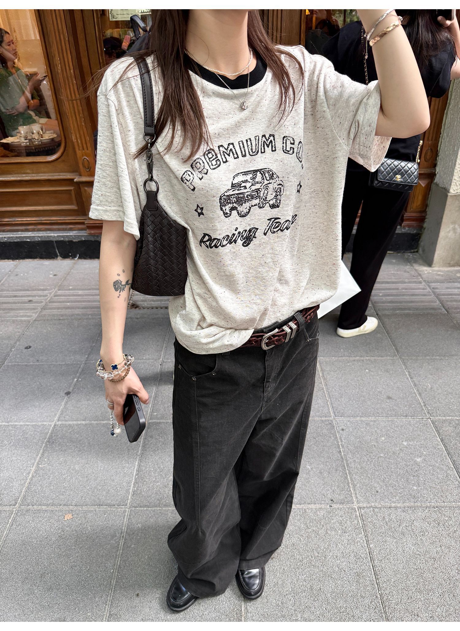 LelyMooch カラーポイントTシャツ  LEM207
