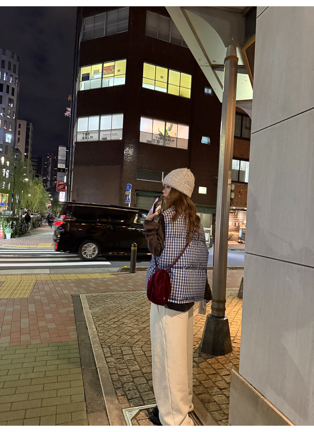 LelyMooch 裏起毛 タックイージーパンツ  LEM286