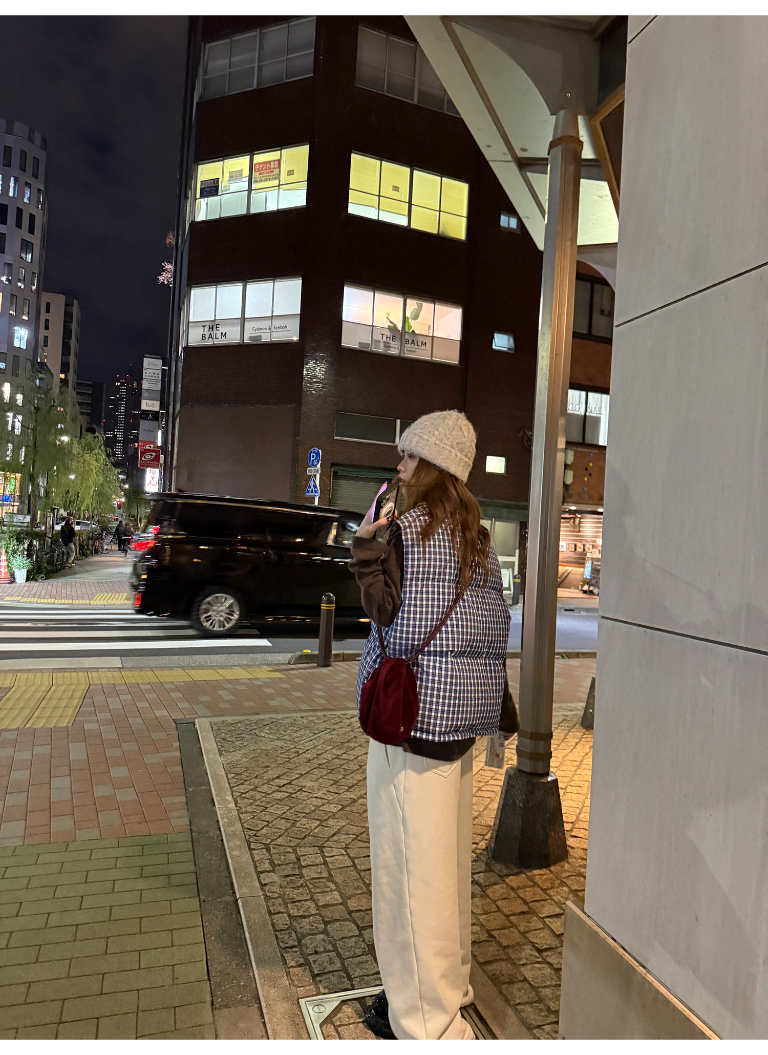 LelyMooch 裏起毛 タックイージーパンツ  LEM286