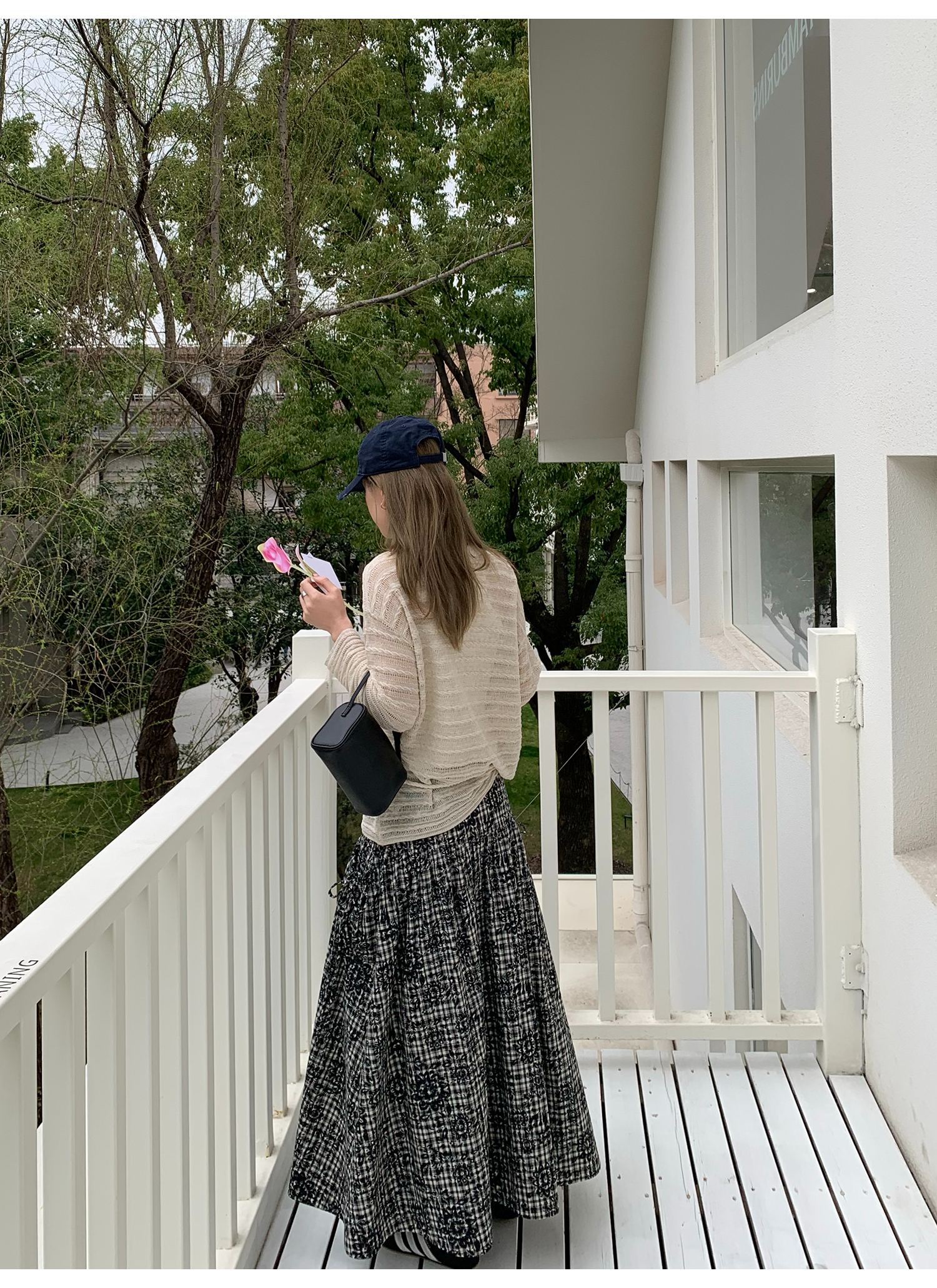 LelyMooch  薄手ニット 透かし感 レーヨン×リネン LEM127