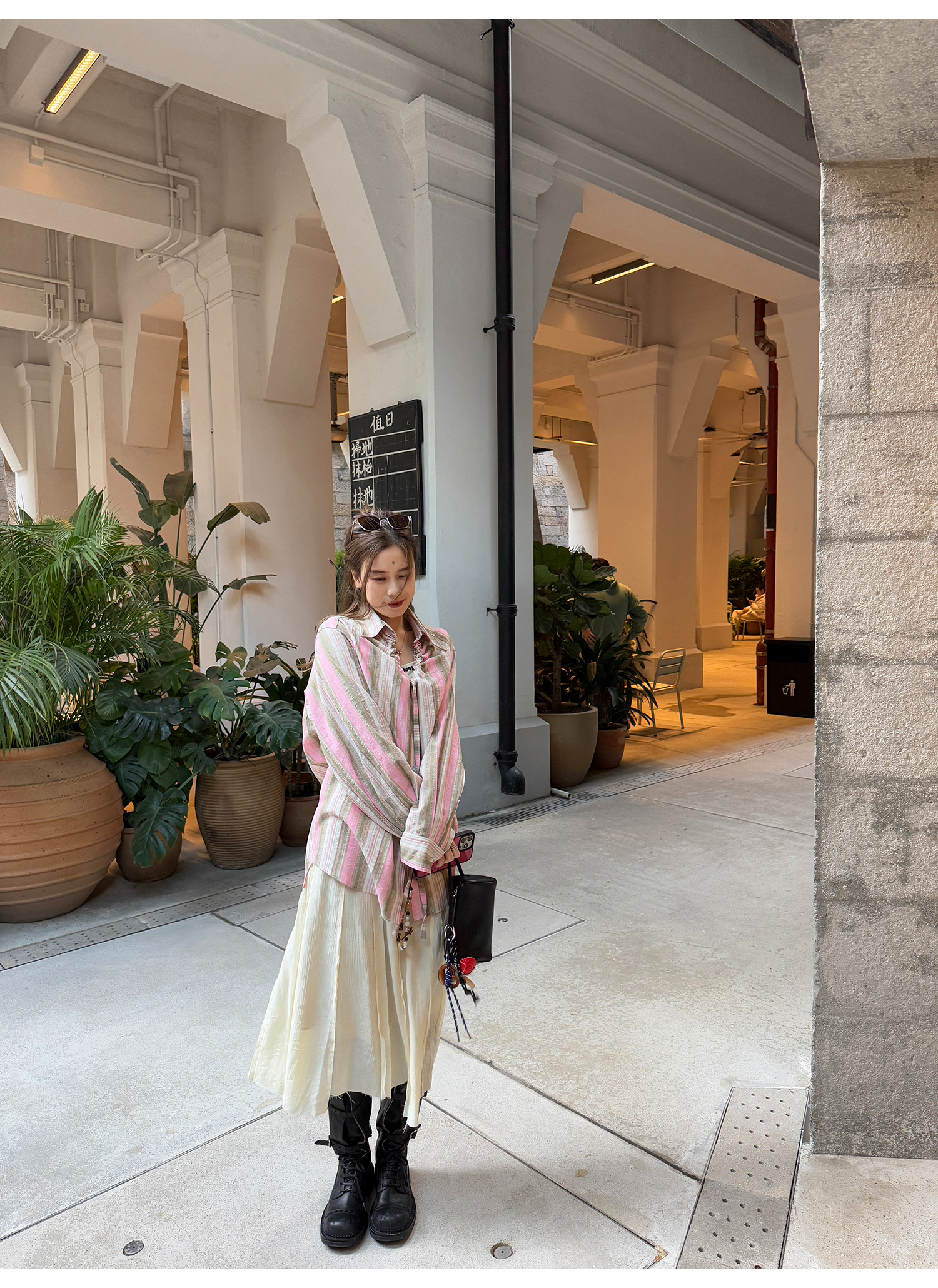 LelyMooch High Waist Uneven Skirt LEM090