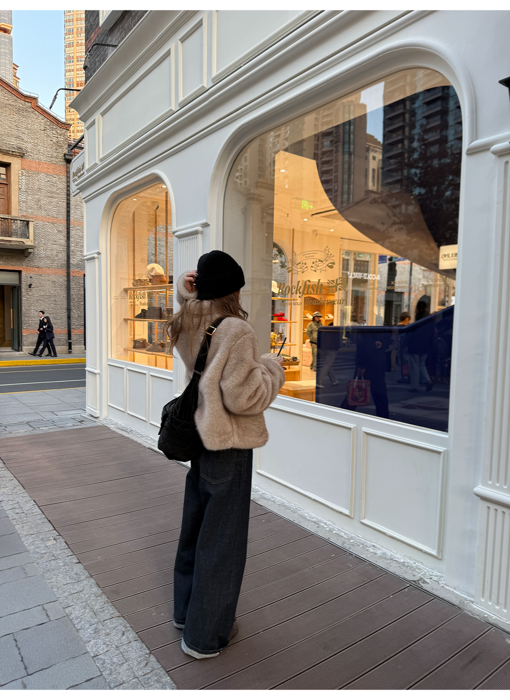 LelyMooch 日本デニム使用 ストレートパンツ  LEM273