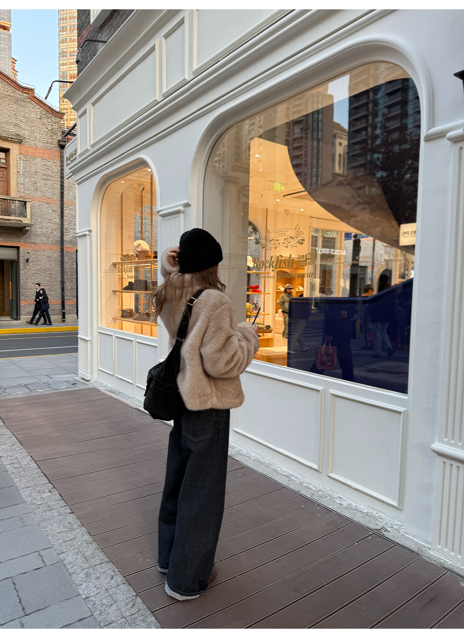 LelyMooch 日本デニム使用 ストレートパンツ  LEM273