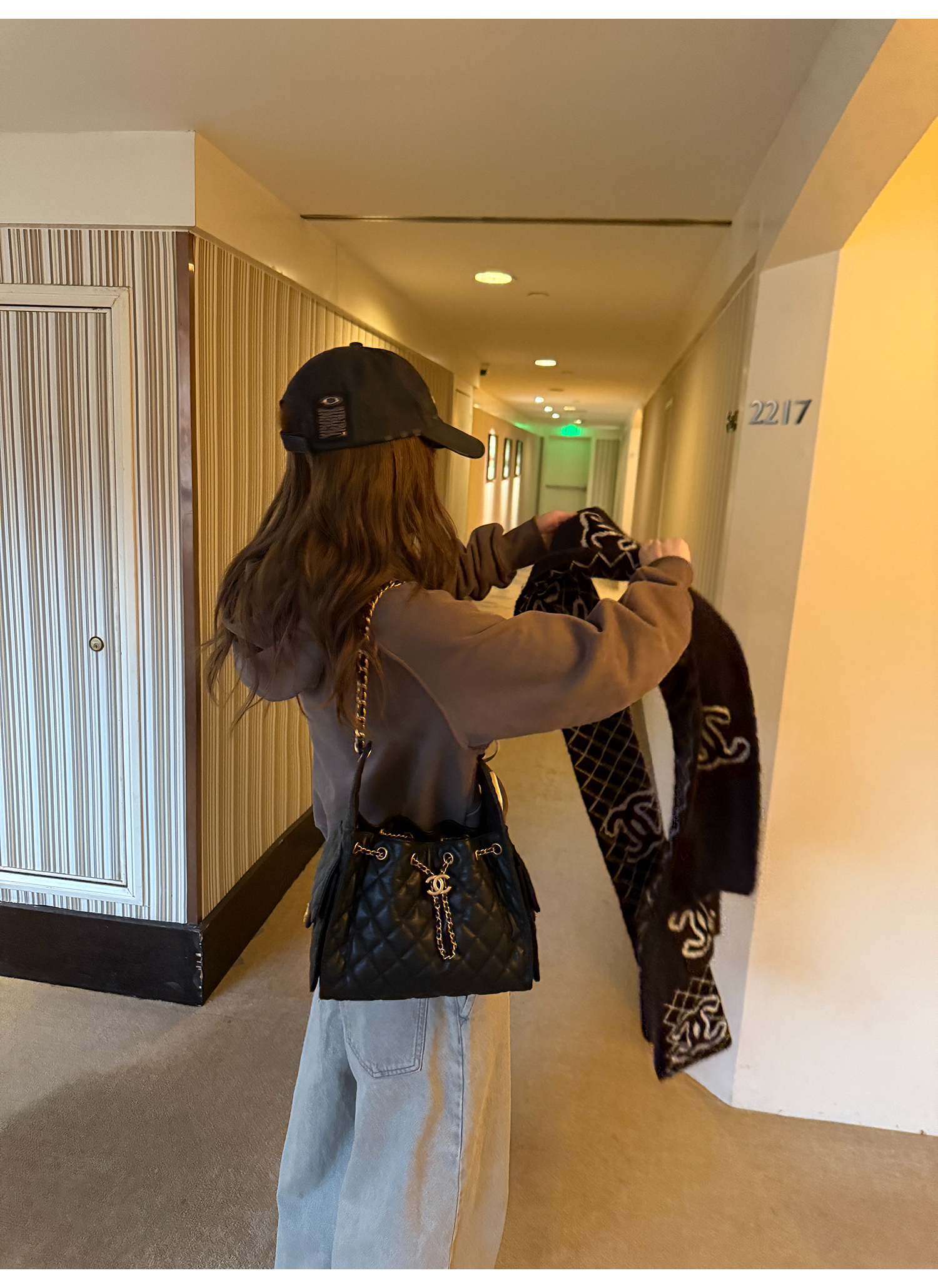 LelyMooch 裏起毛ジップアップフーディー　LEM275