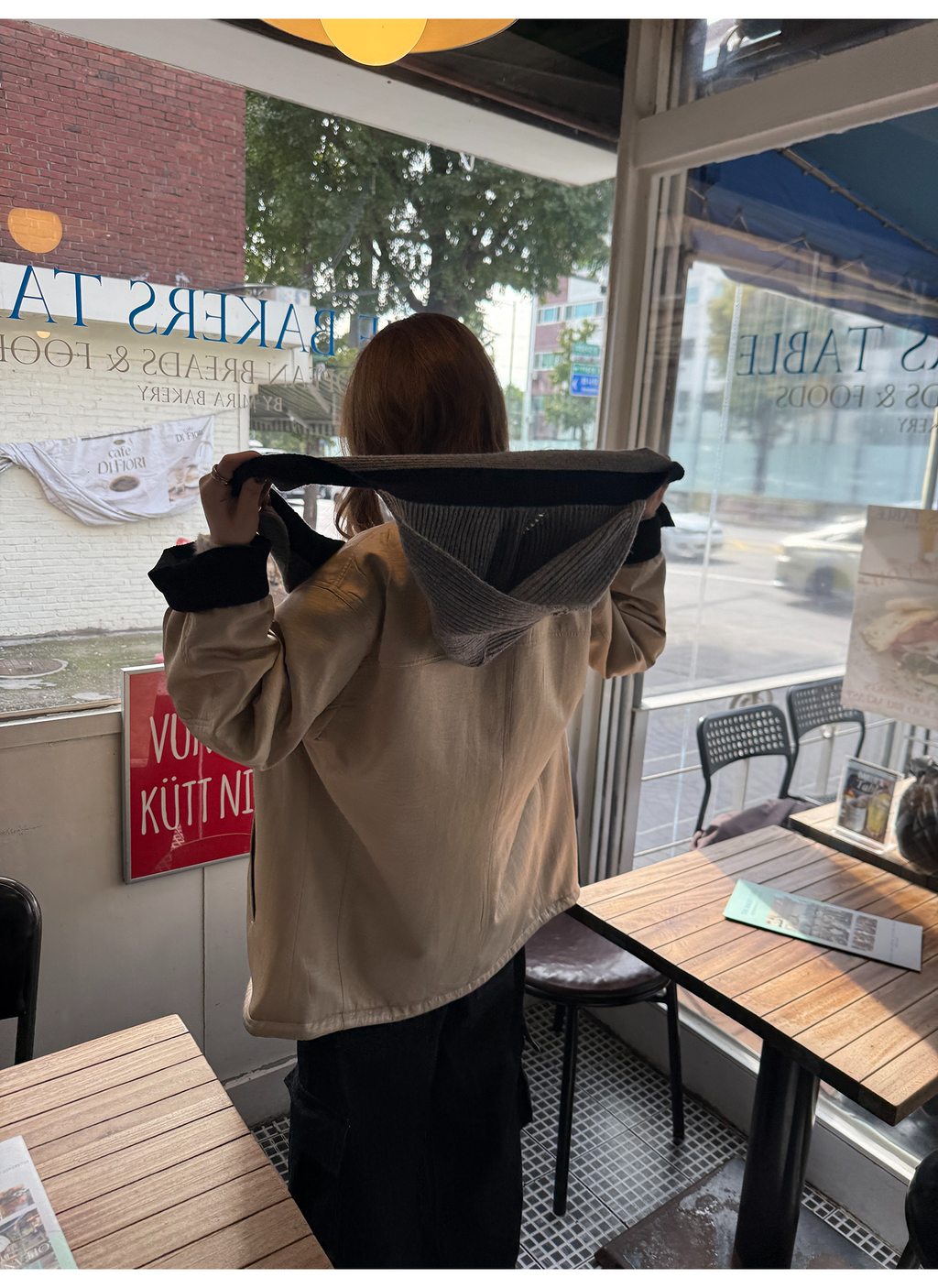 LelyMooch コーデュロイ リバーシブル中綿コート  LEM265