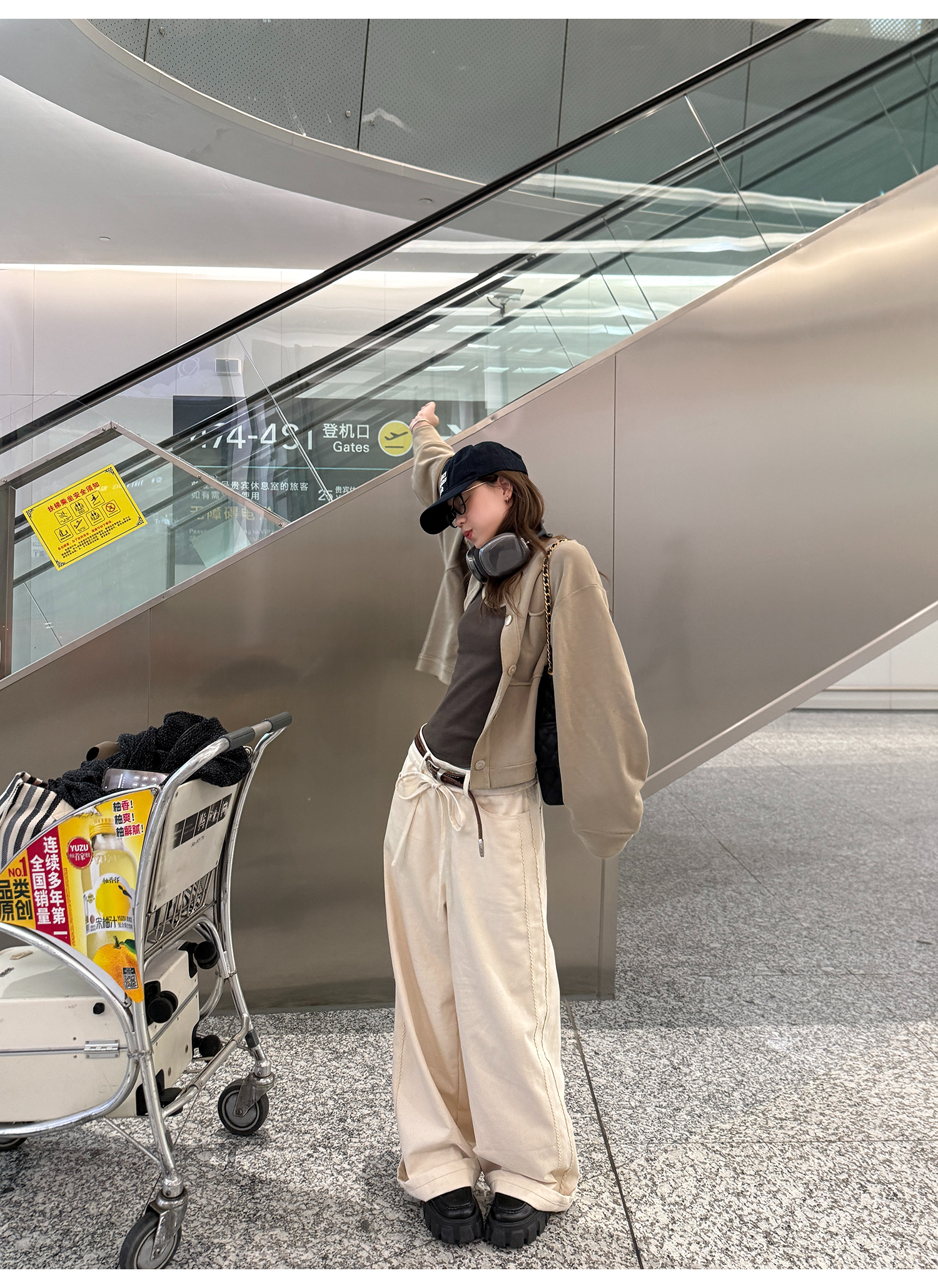 LelyMooch ウエストコードワイドパンツ  LEM229