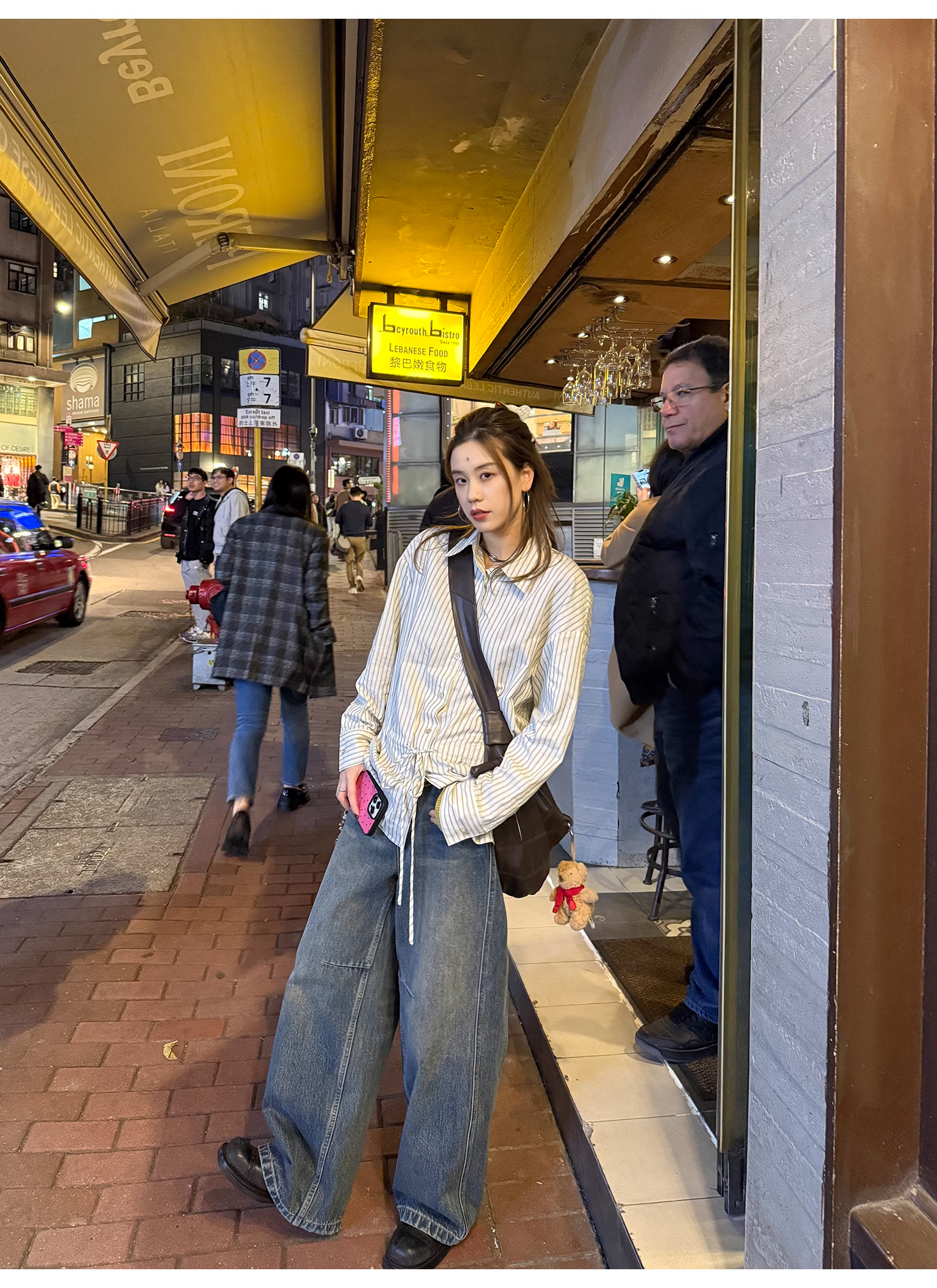 LelyMooch  ウォッシュブルーのジーンズ  LEM087