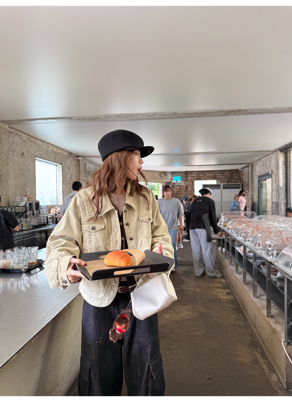 LelyMooch 裏フリースショートジャケット  LEM256