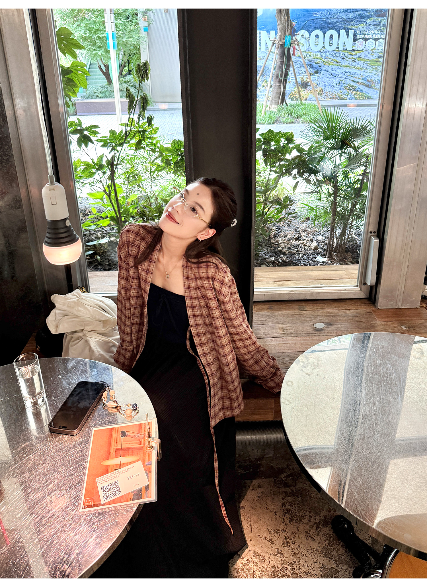 LelyMooch ローブ風リラックスカーデ  LEM211