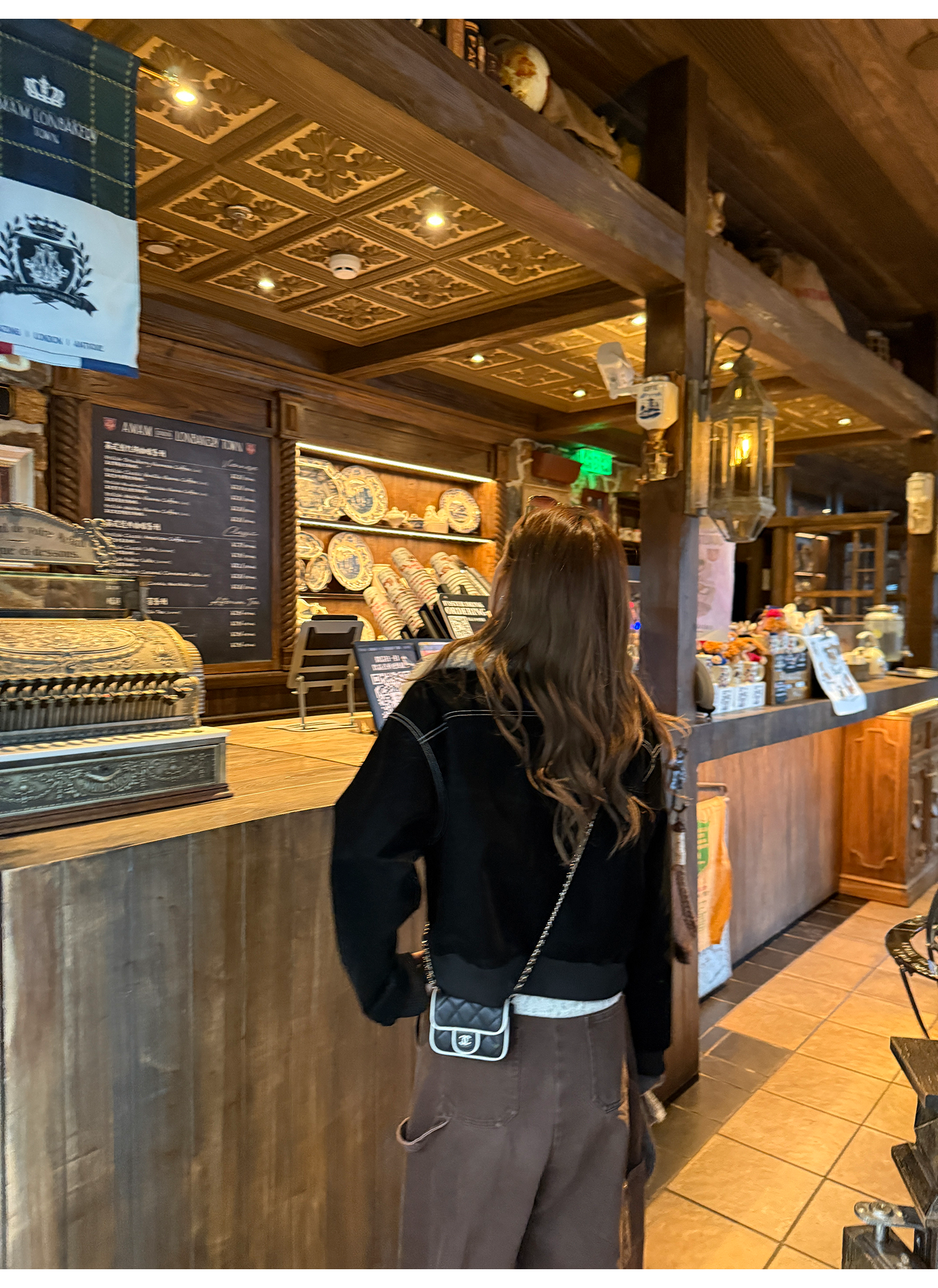 LelyMooch ステッチライン ファージャケット  LEM274