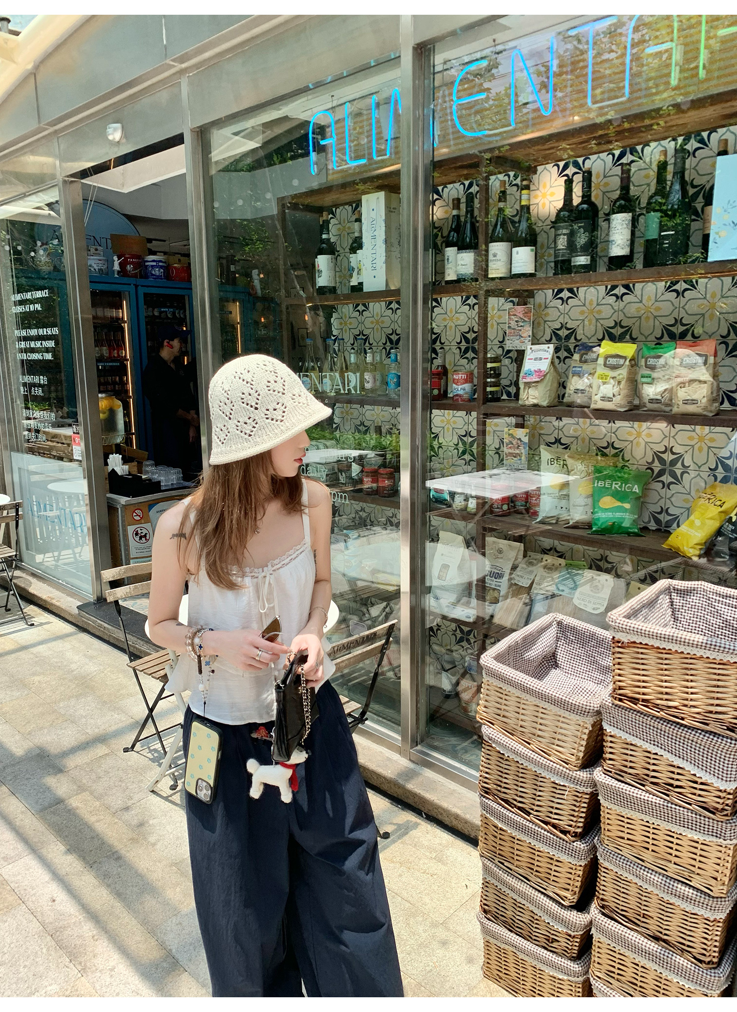 LelyMooch フレンチレースキャミ  LEM200