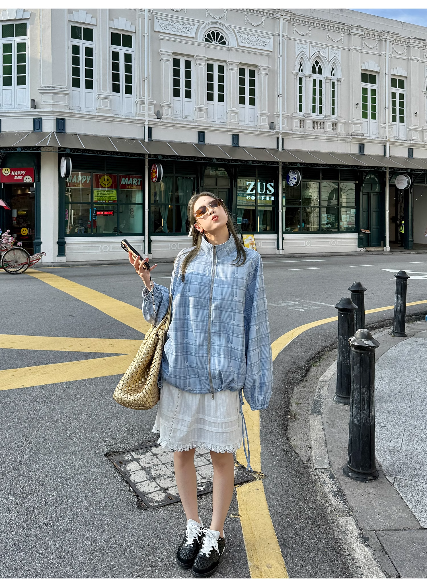 LelyMooch  白 スカート ミニ 透け防止  LEM105