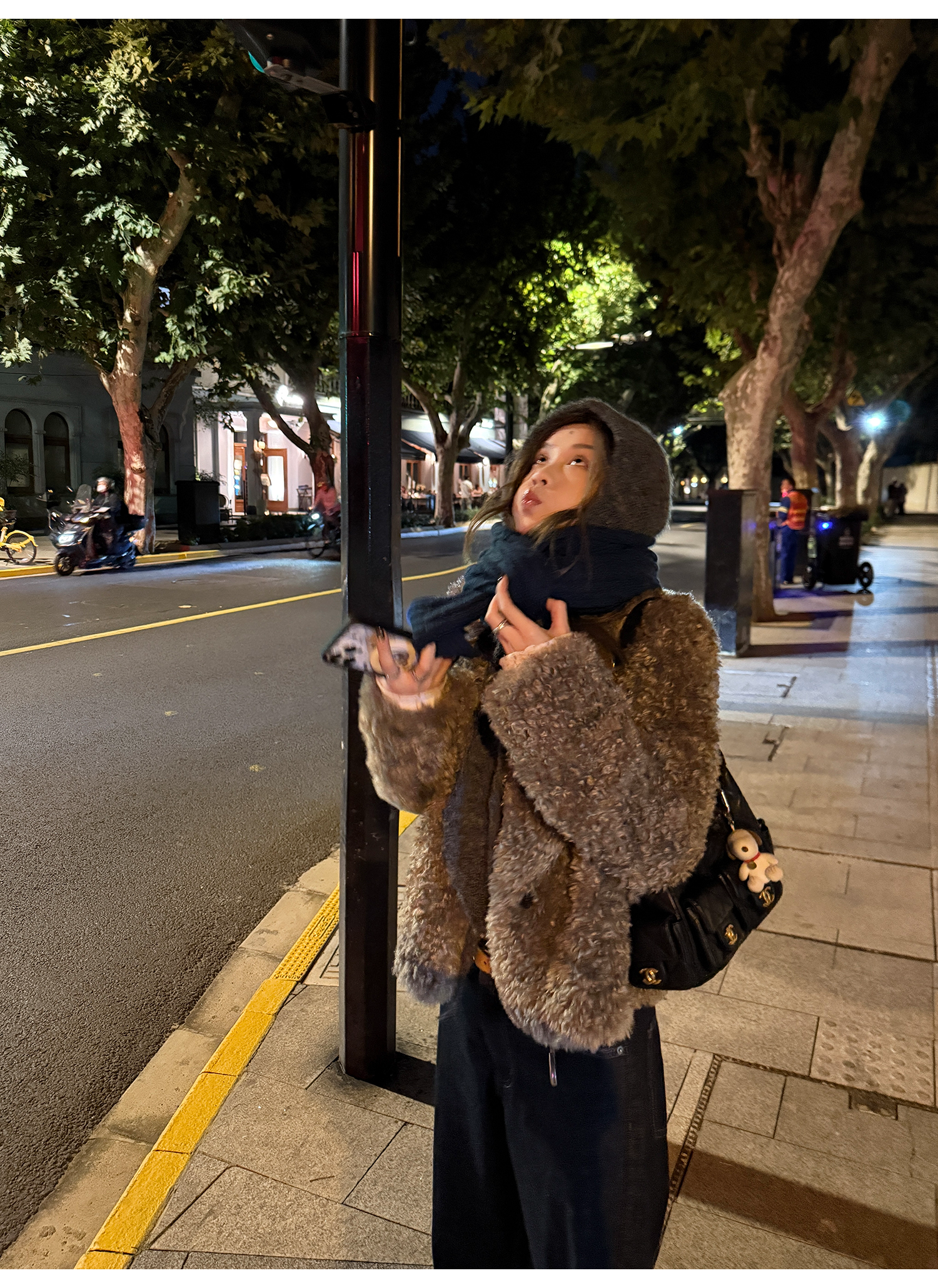 LelyMooch もこもこボアフードコート  LEM269