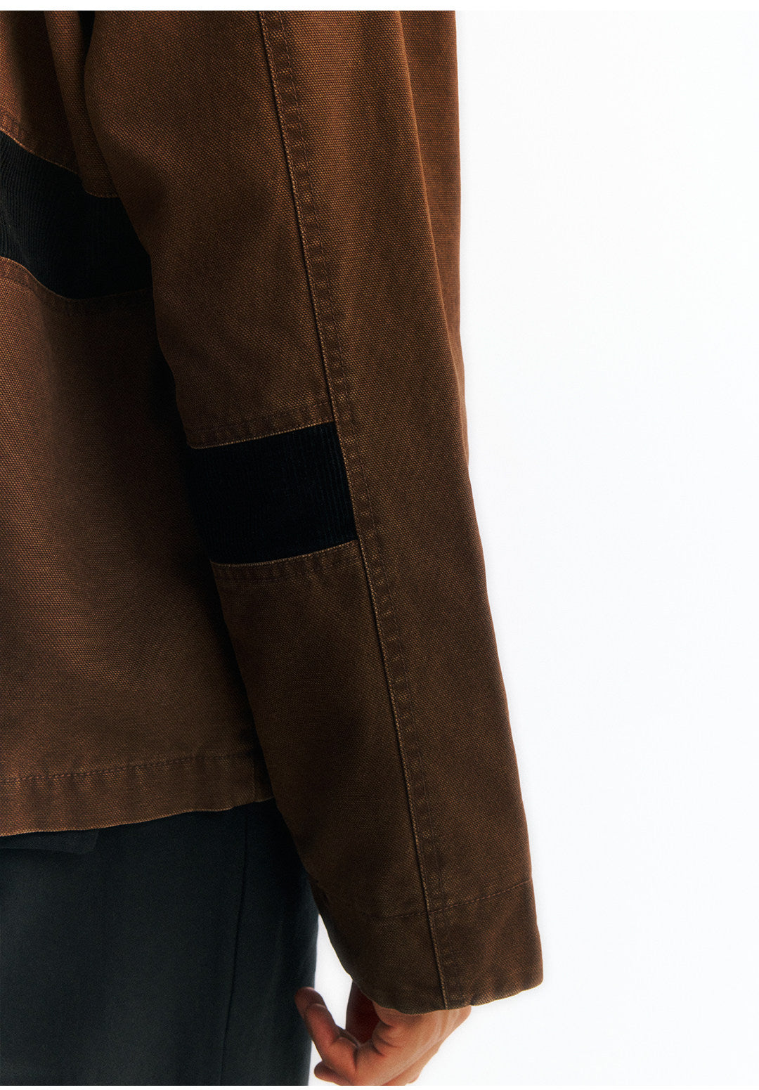 2WAYカラー フライトバックルコーデュロイショートジャケット  LOM045