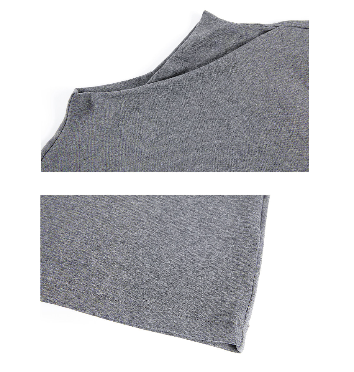 クロスモックネック ジャストショルダー 長袖カットソー  LOM038