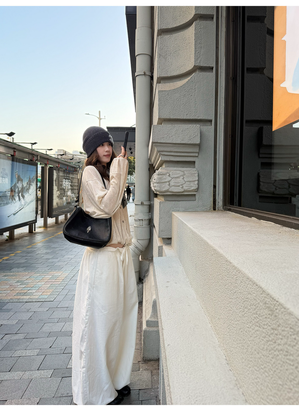 LelyMooch フリルウエスト バルーンワイドパンツ  LEM315