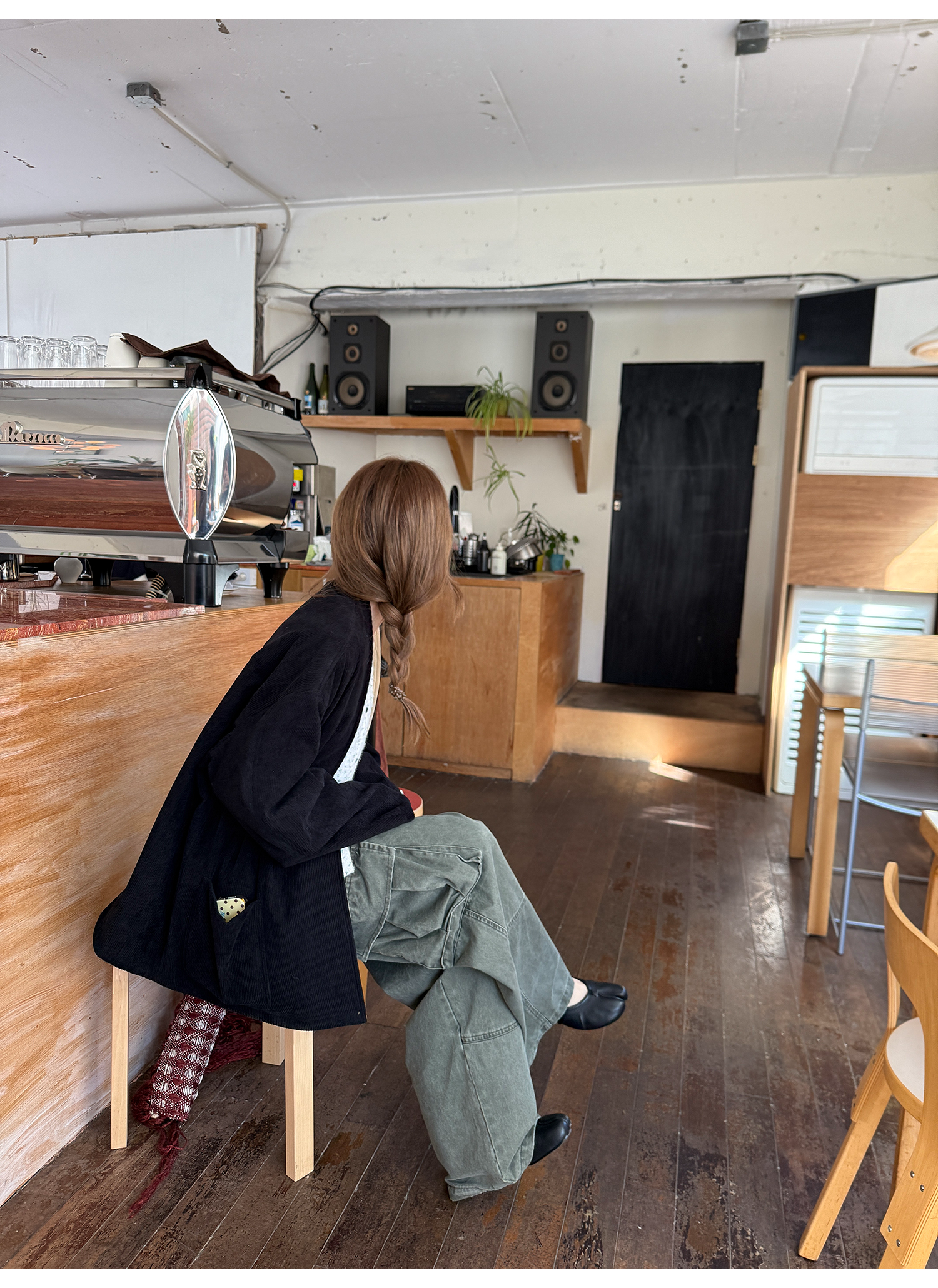 LelyMooch フェード加工ワークパンツ　LEM261