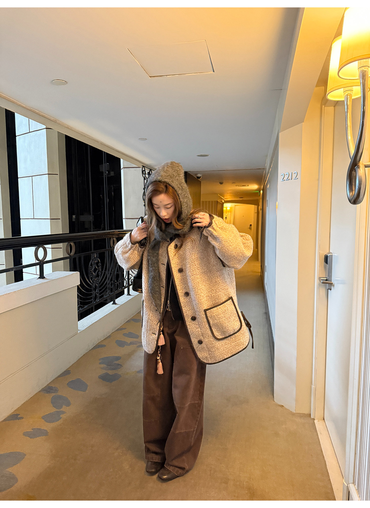 LelyMooch ハンティングムード ワイドパンツ  LEM271