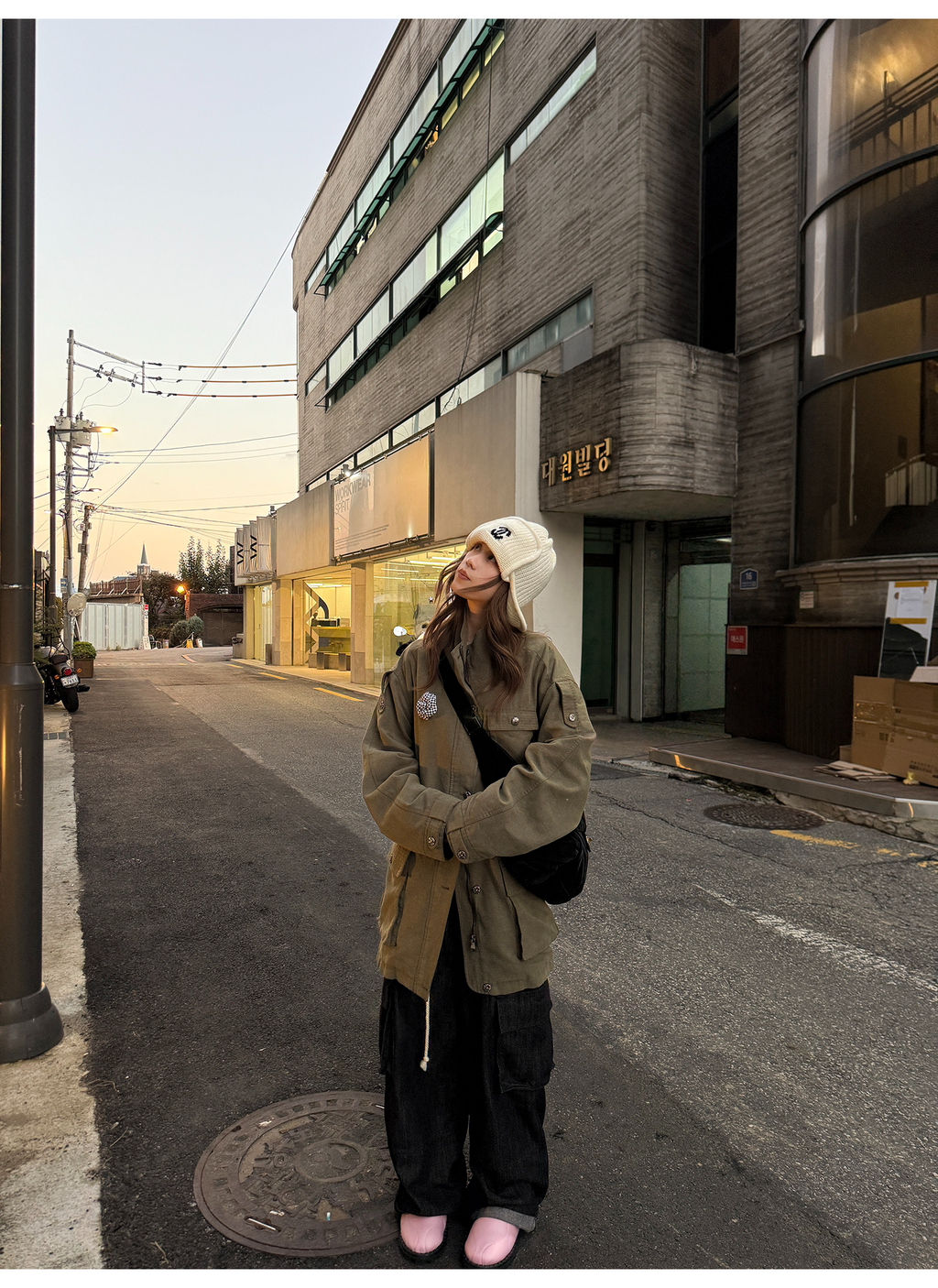 LelyMooch ヴィンテージ風クロスボタンワークジャケット  LEM262