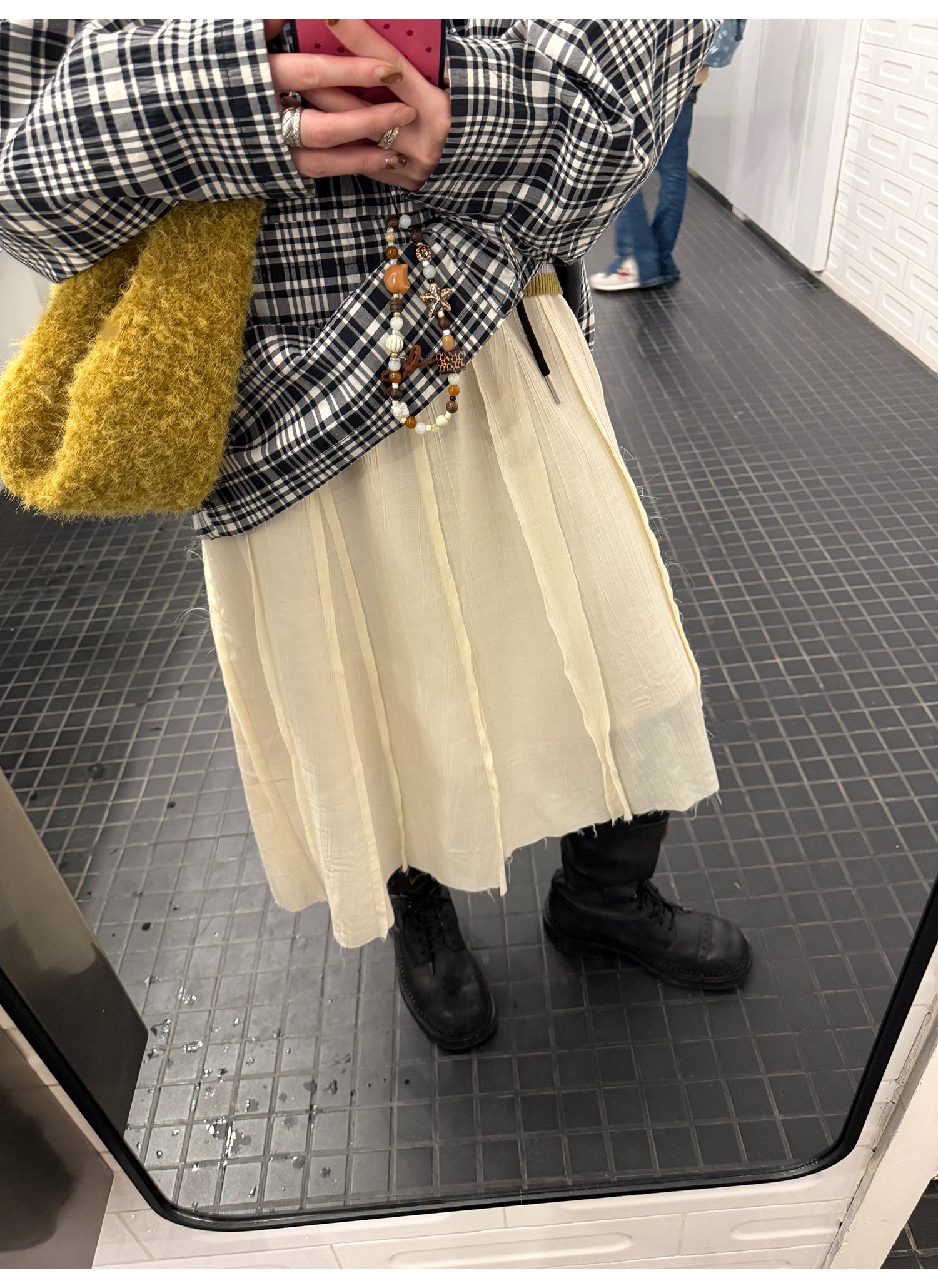 LelyMooch High Waist Uneven Skirt LEM090