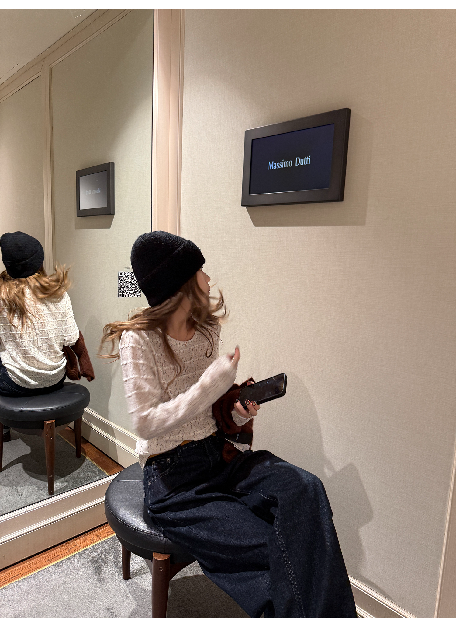 LelyMooch レースタッチ クルーネックトップス  LEM272