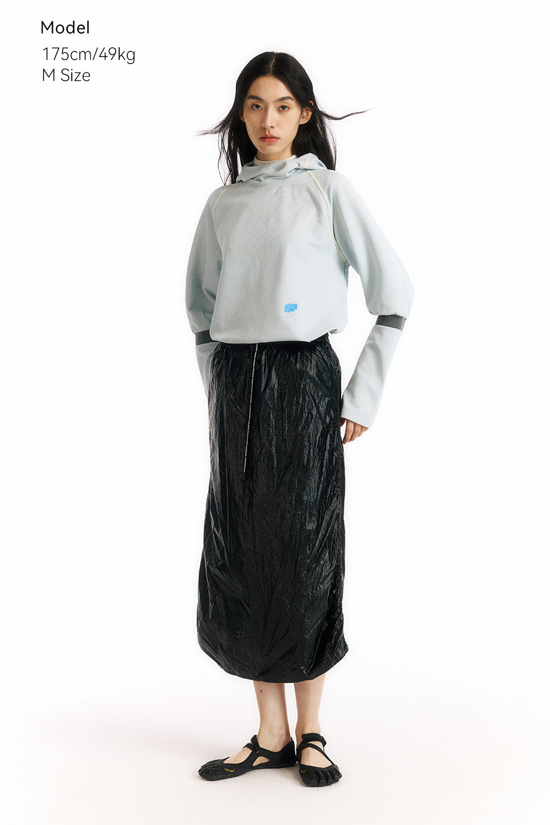メッシュワッフルフーディー  LOM091