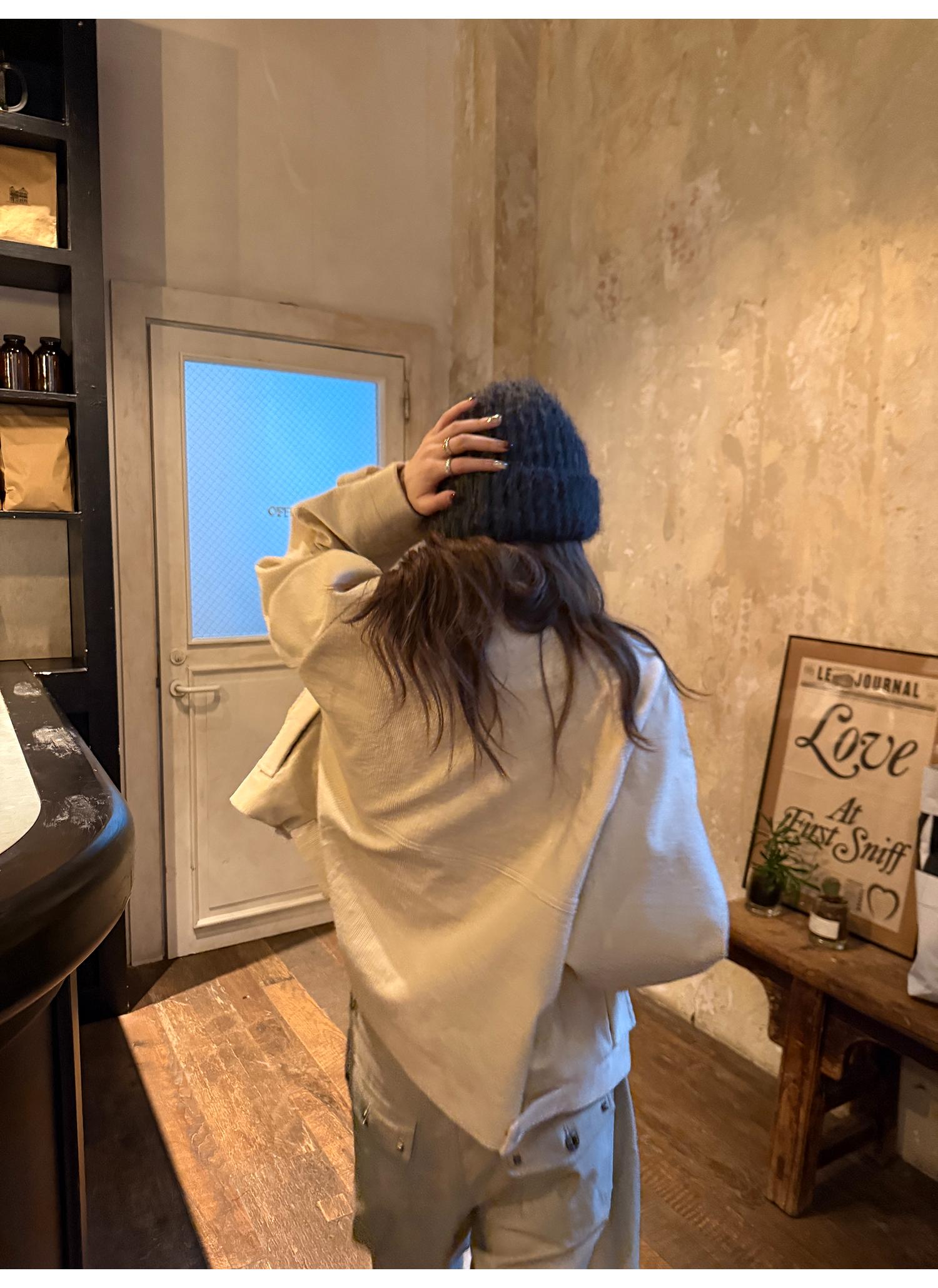 LelyMooch 厚手コーデュロイライダースジャケット LEM245