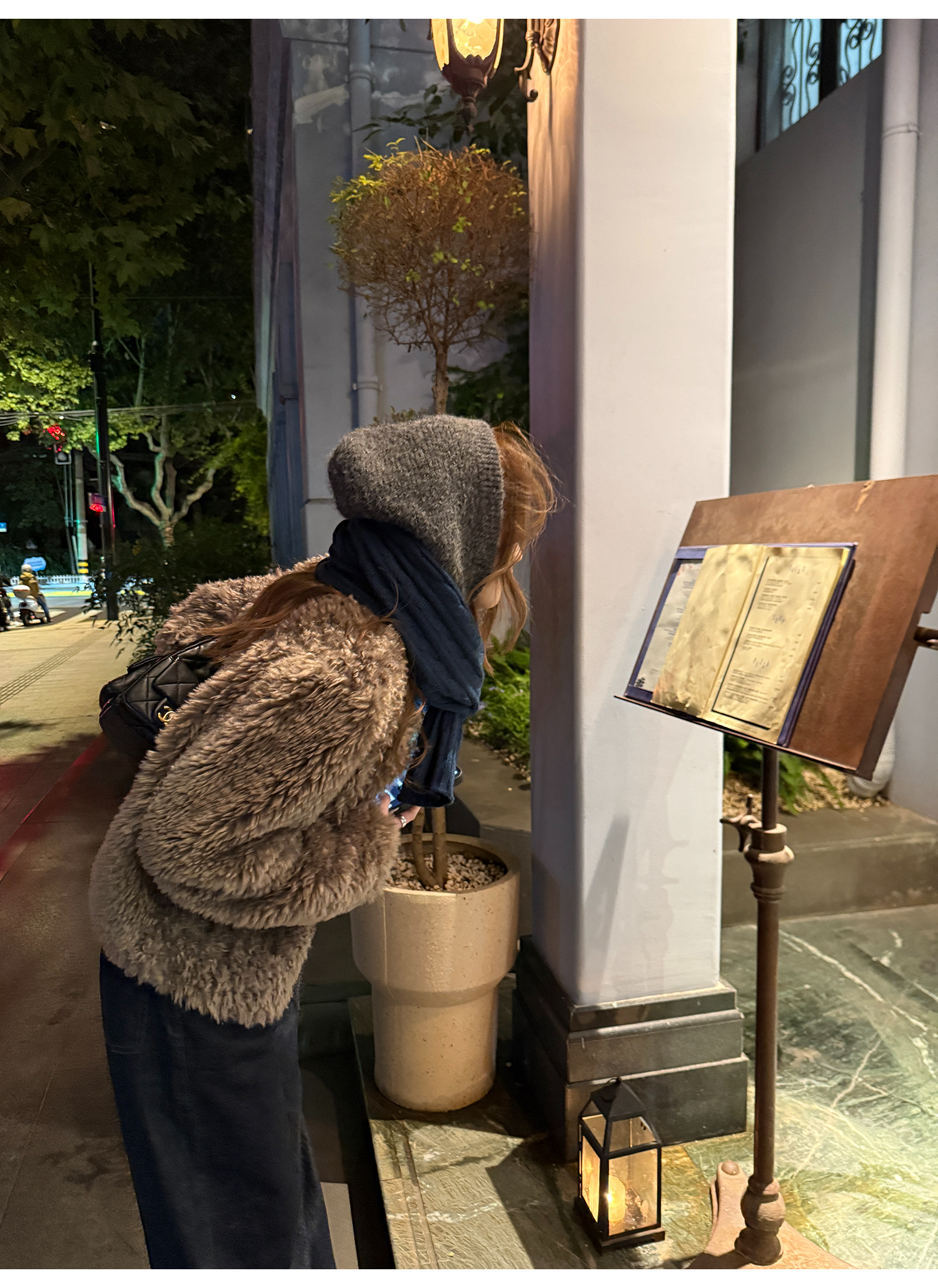 LelyMooch もこもこボアフードコート  LEM269