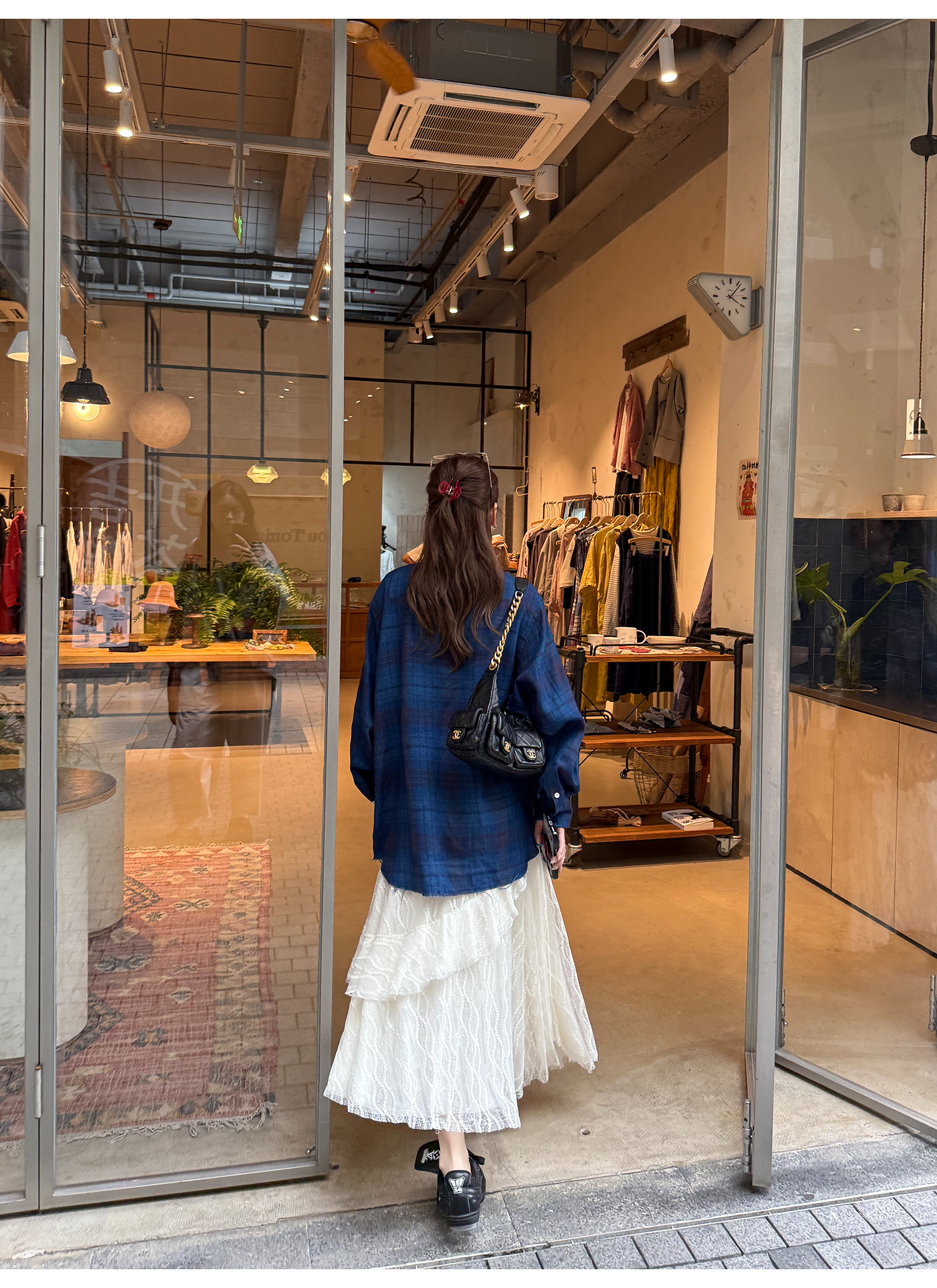 LelyMooch 3段レーススカート フェミニン  LEM220