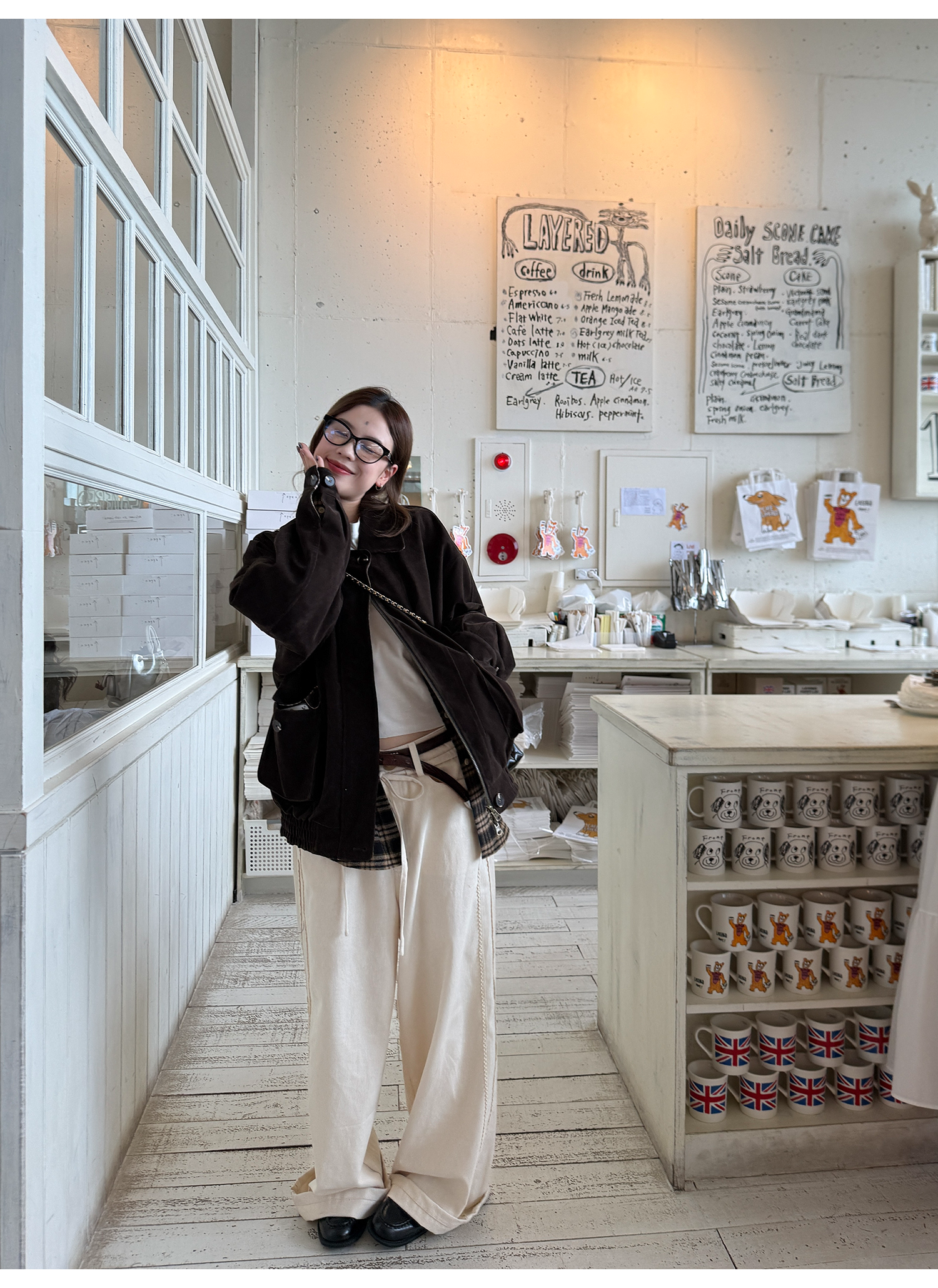 LelyMooch ウエストコードワイドパンツ  LEM229