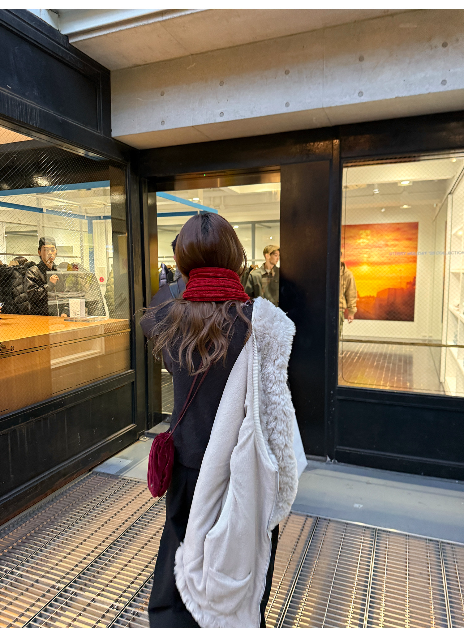 LelyMooch チェック柄パイピング ニット  LEM293