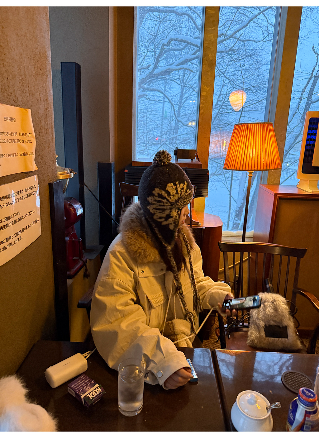 LelyMooch 取り外し襟付き 中綿ショートアウター  LEM305