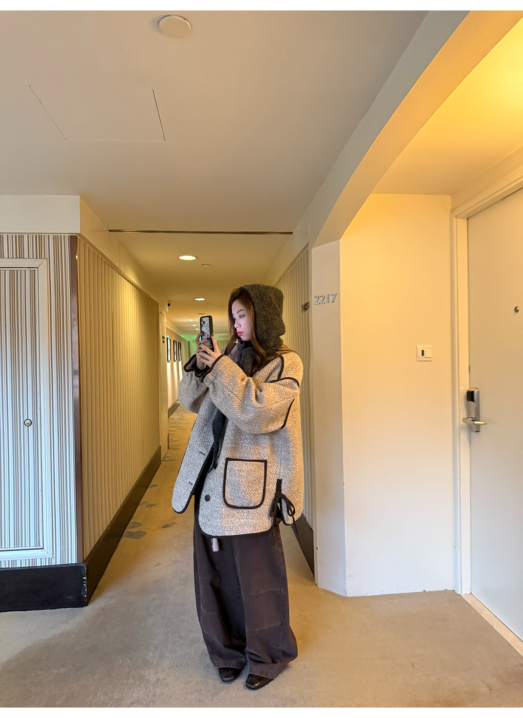 LelyMooch ハンティングムード ワイドパンツ  LEM271