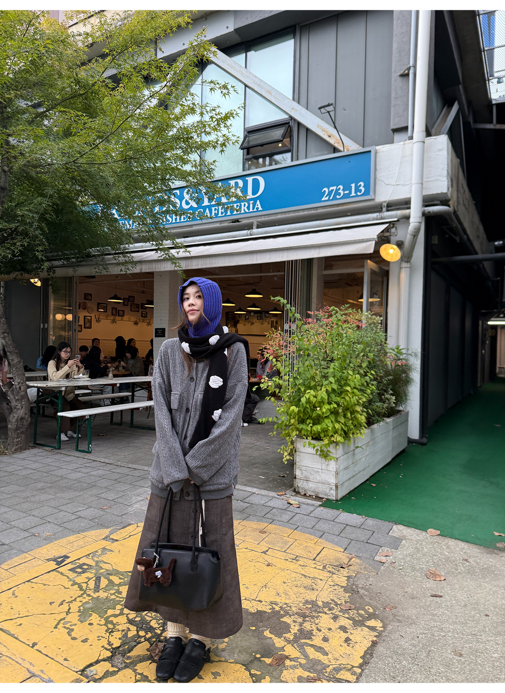 LelyMooch ヴィンテージ絞り編みニットジャケット　LEM263