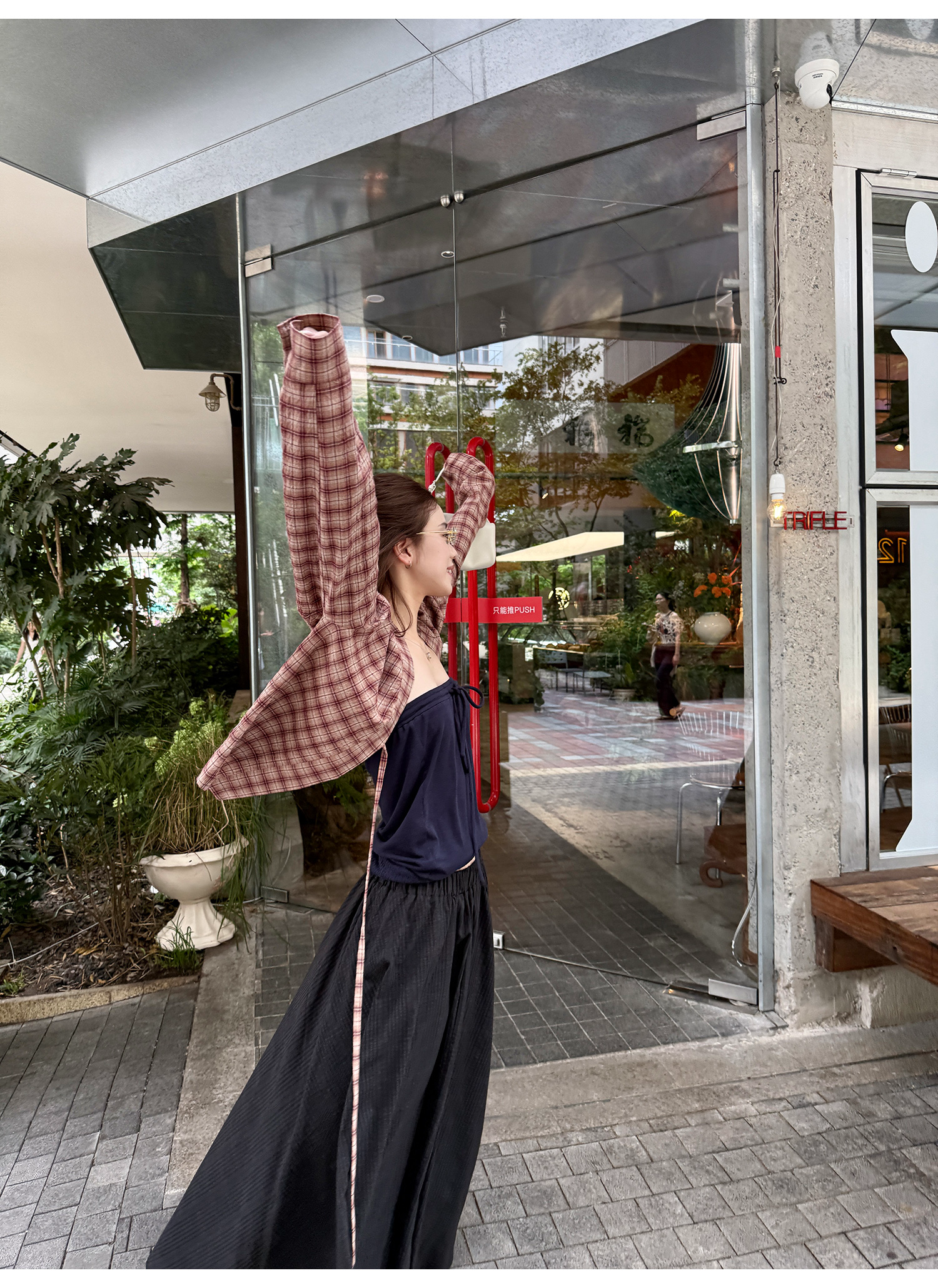 LelyMooch ローブ風リラックスカーデ  LEM211