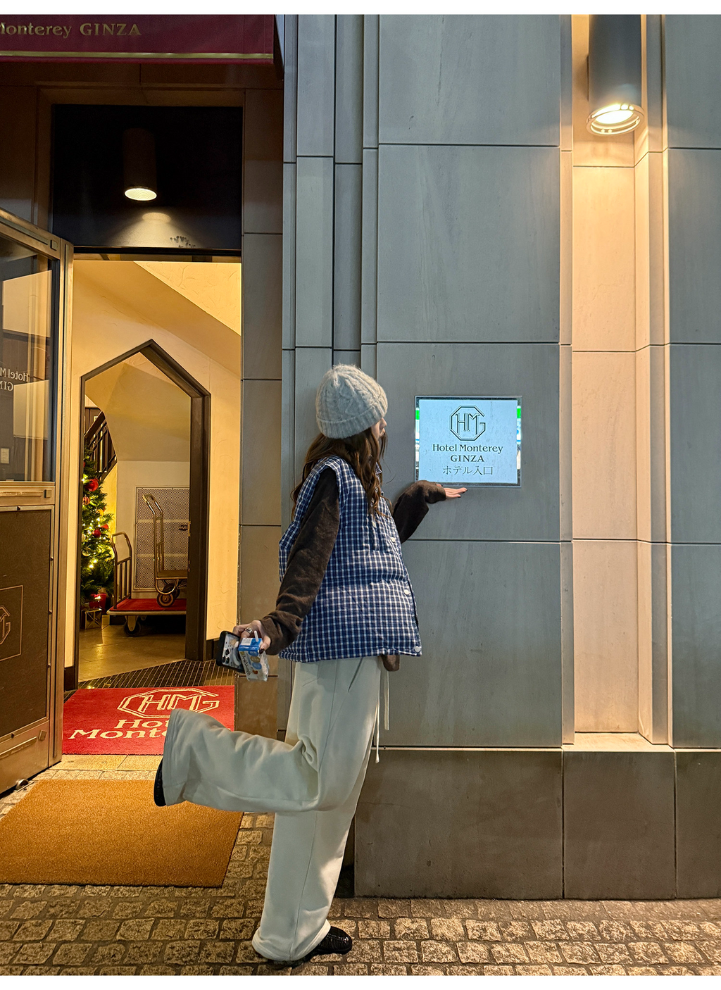 LelyMooch 裏起毛 タックイージーパンツ  LEM286