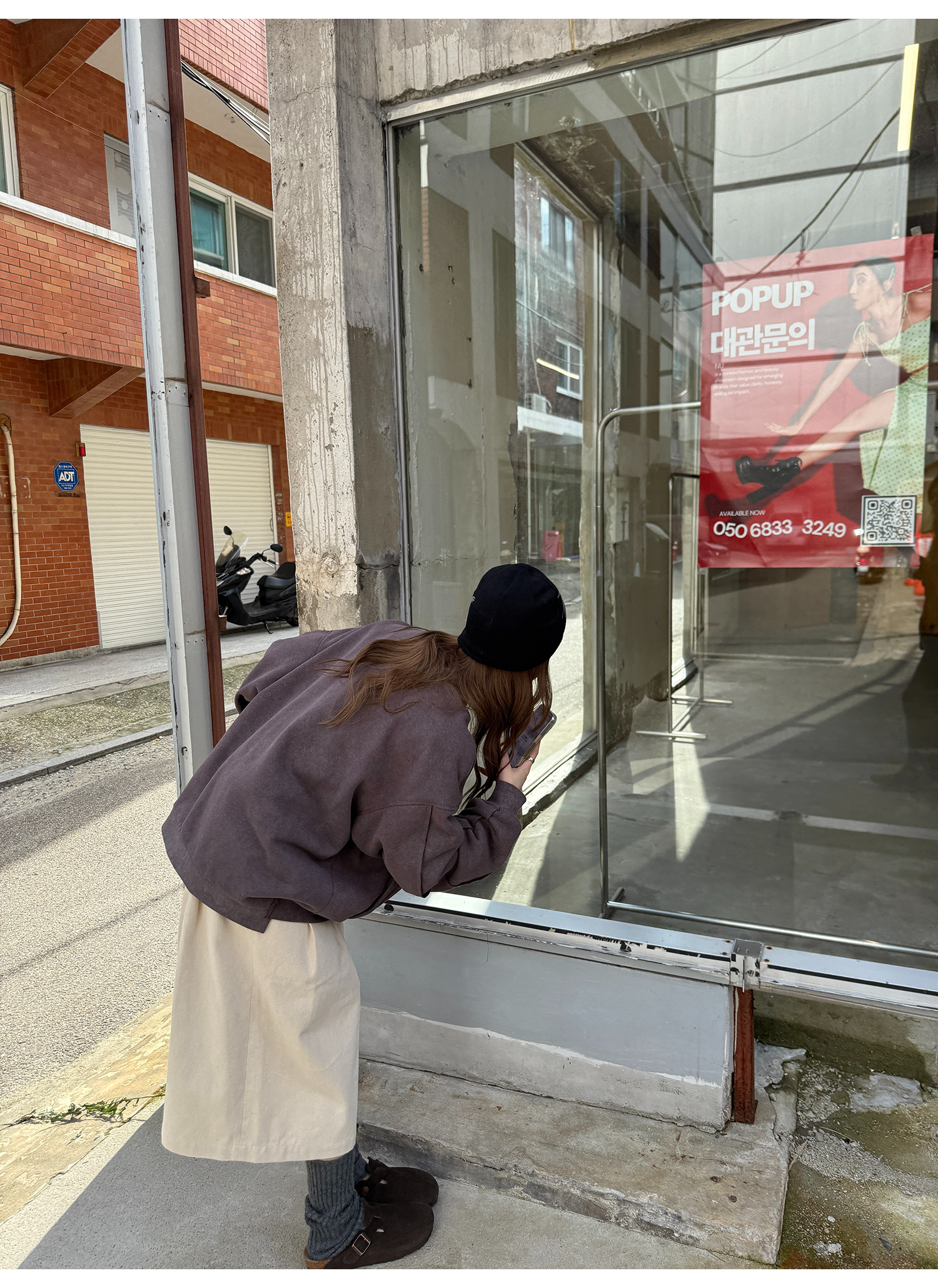 LelyMooch ジップスウェット アメリカンヴィンテージ風  LEM264