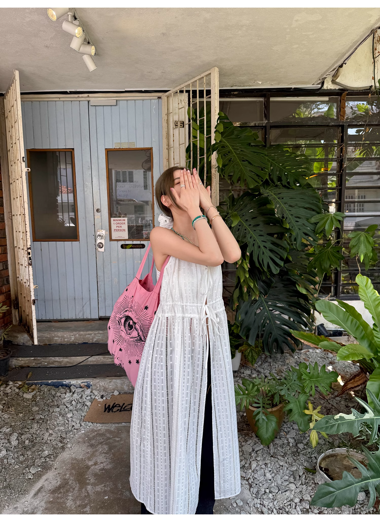 LelyMooch  リゾート ホルターネック ワンピース  LEM103