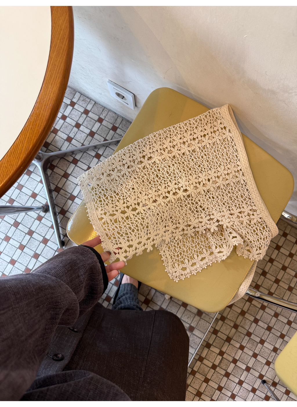 LelyMooch コットン刺しゅうスカートカバー  LEM258