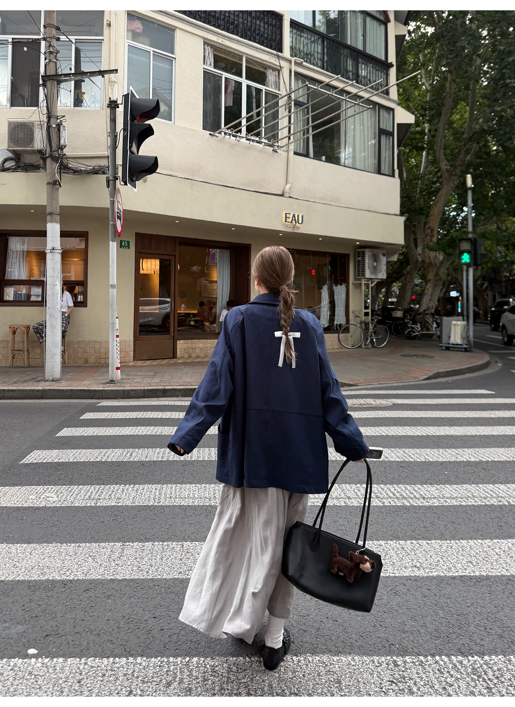 LelyMooch あったかフリース×スエードジャケット  LEM238