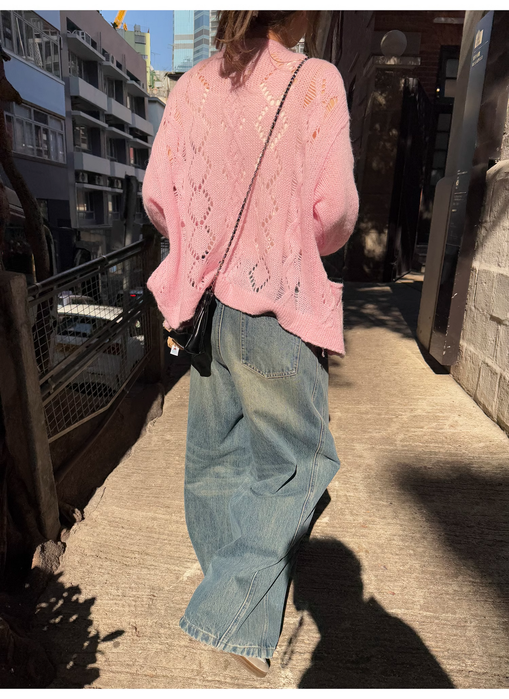 LelyMooch  レース編みカーディガン  LEM080