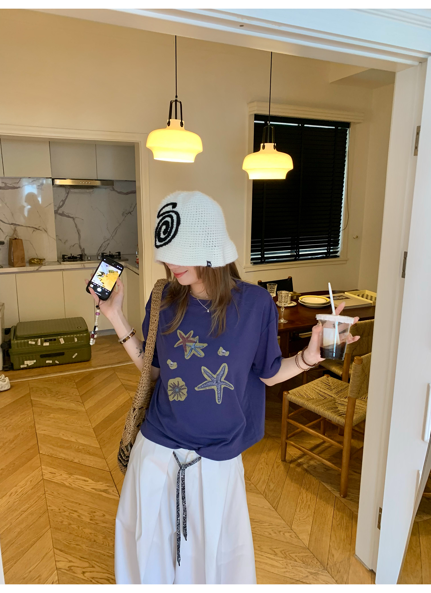 LelyMooch 夏映えカラーで気分アップ｜冷感素材Tシャツ  LEM171