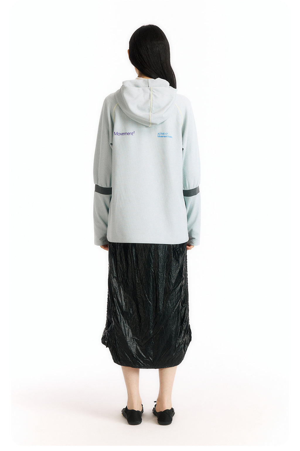 メッシュワッフルフーディー  LOM091