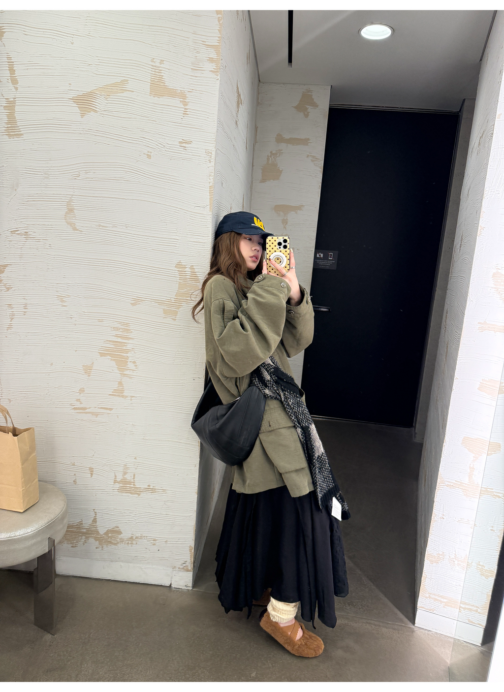 LelyMooch ヴィンテージ風クロスボタンワークジャケット  LEM262