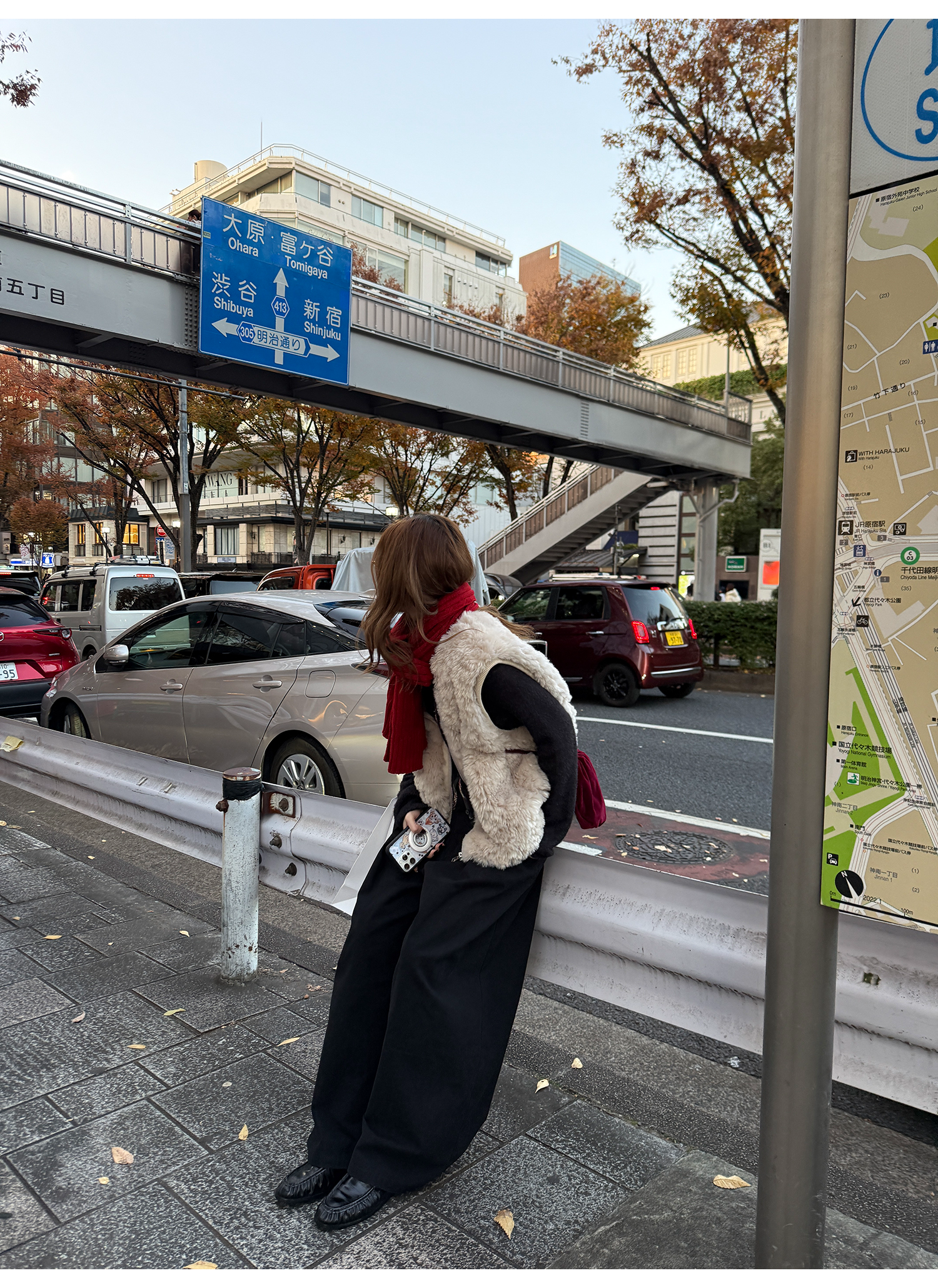 LelyMooch エコファー×ボア リバーシブルショートジレ  LEM279