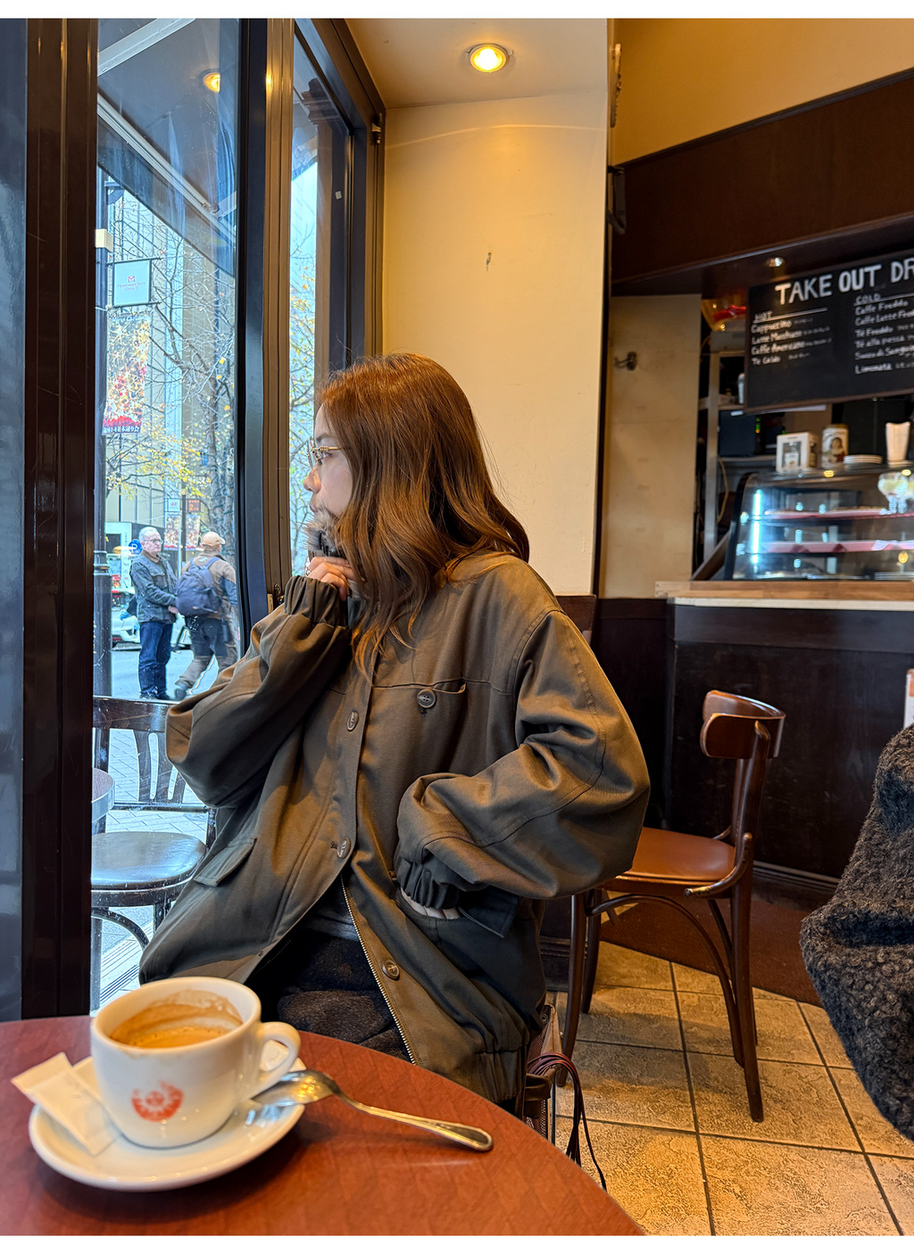 LelyMooch 2種類の襟を自由に切り替え・中綿ジャケット  LEM282