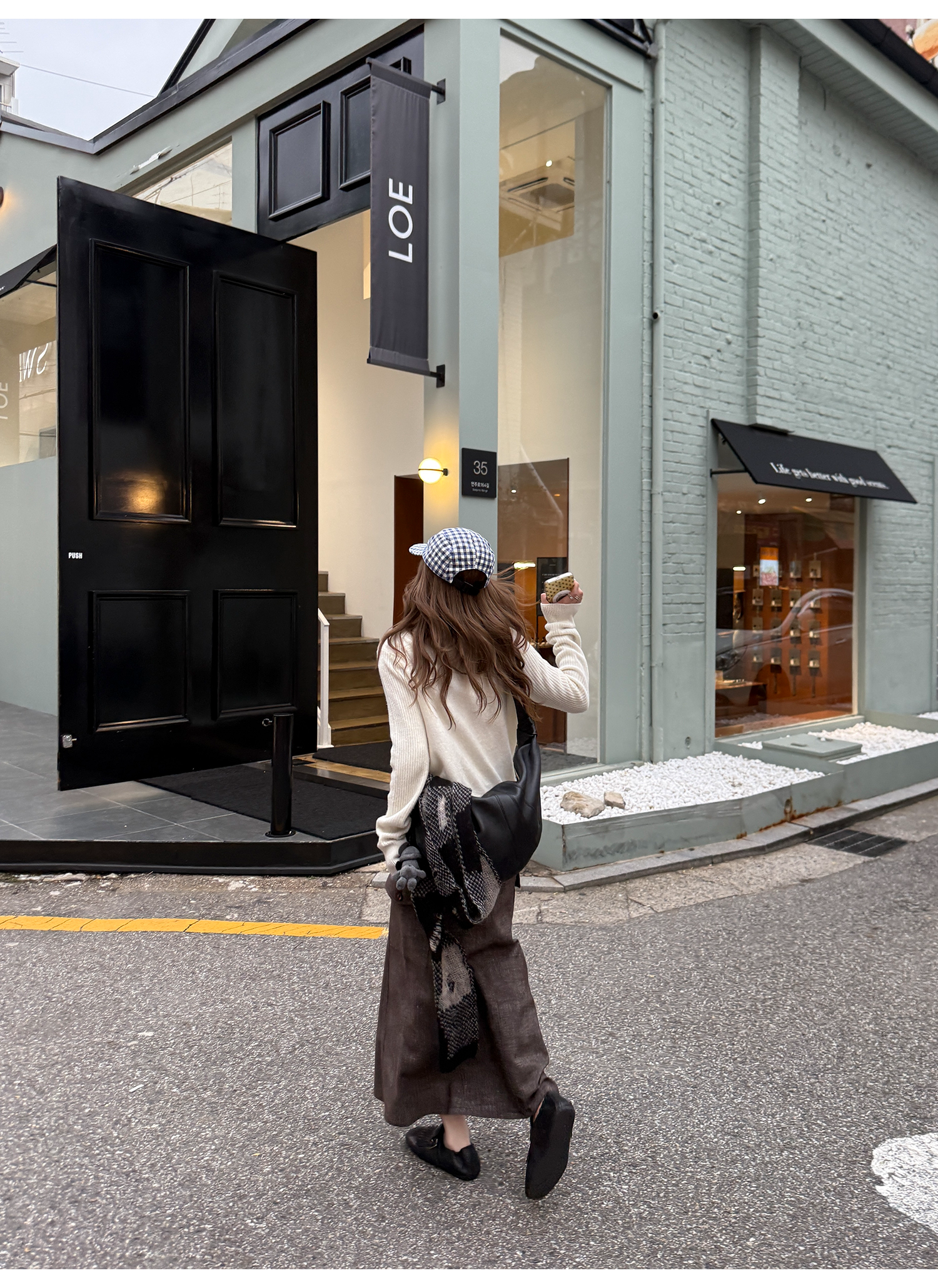 LelyMooch ウール100% ケーブルジップハイネックニット  LEM260