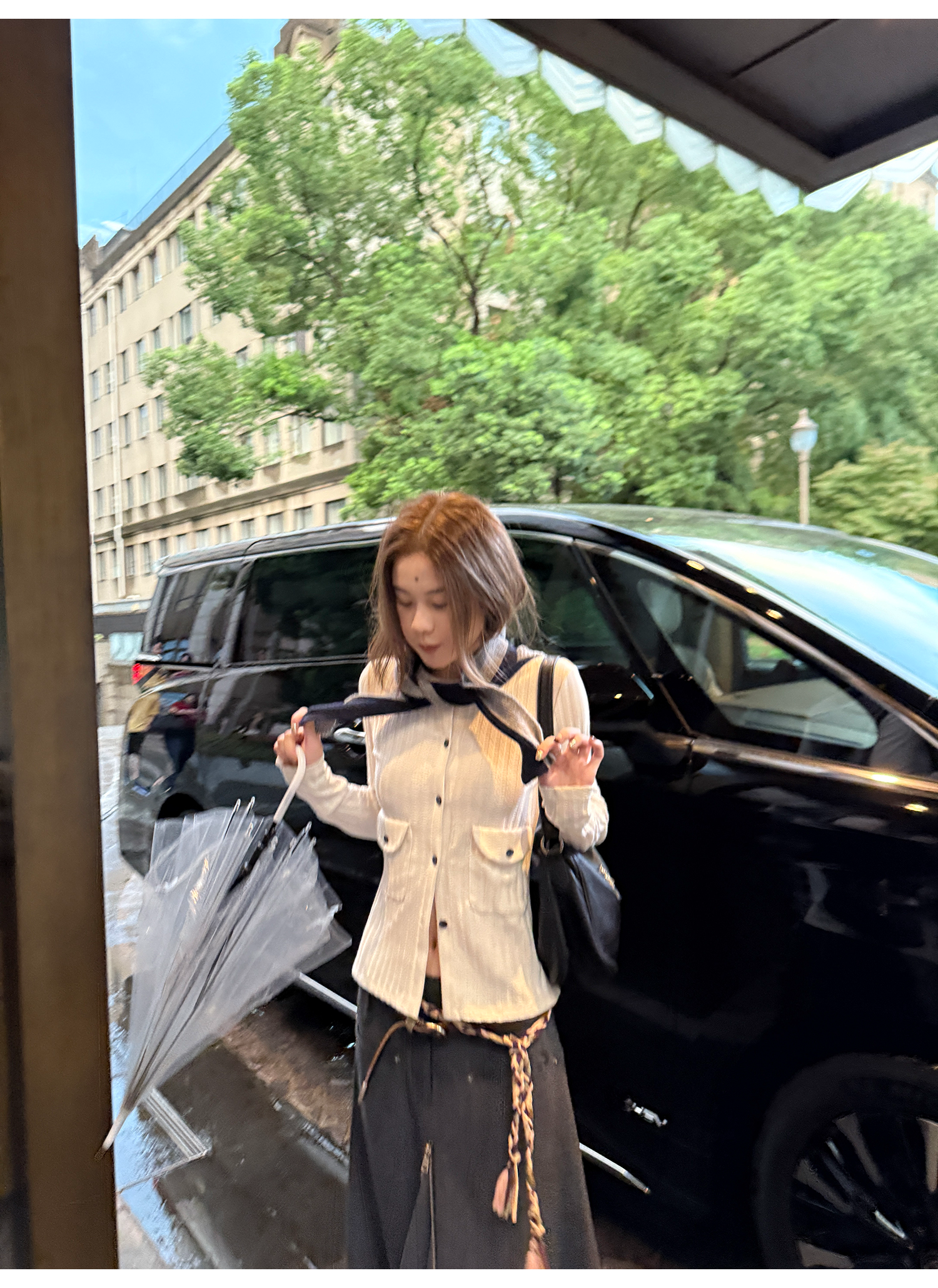 LelyMooch フラップポケットリブニット  LEM237